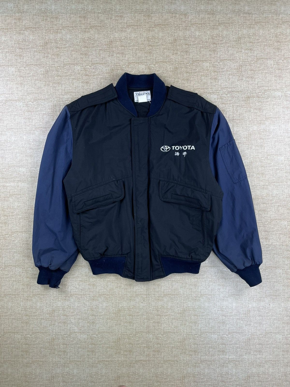 Vintage Vintage Toyota Techno Japan Racing Bomber Jacket Size US L / EU 52-54 / 3 - 2 Thumbnail