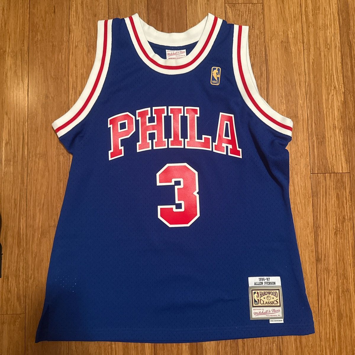 NBA ALLEN IVERSON JERSEY Size US L / EU 52-54 / 3 - 1 Thumbnail