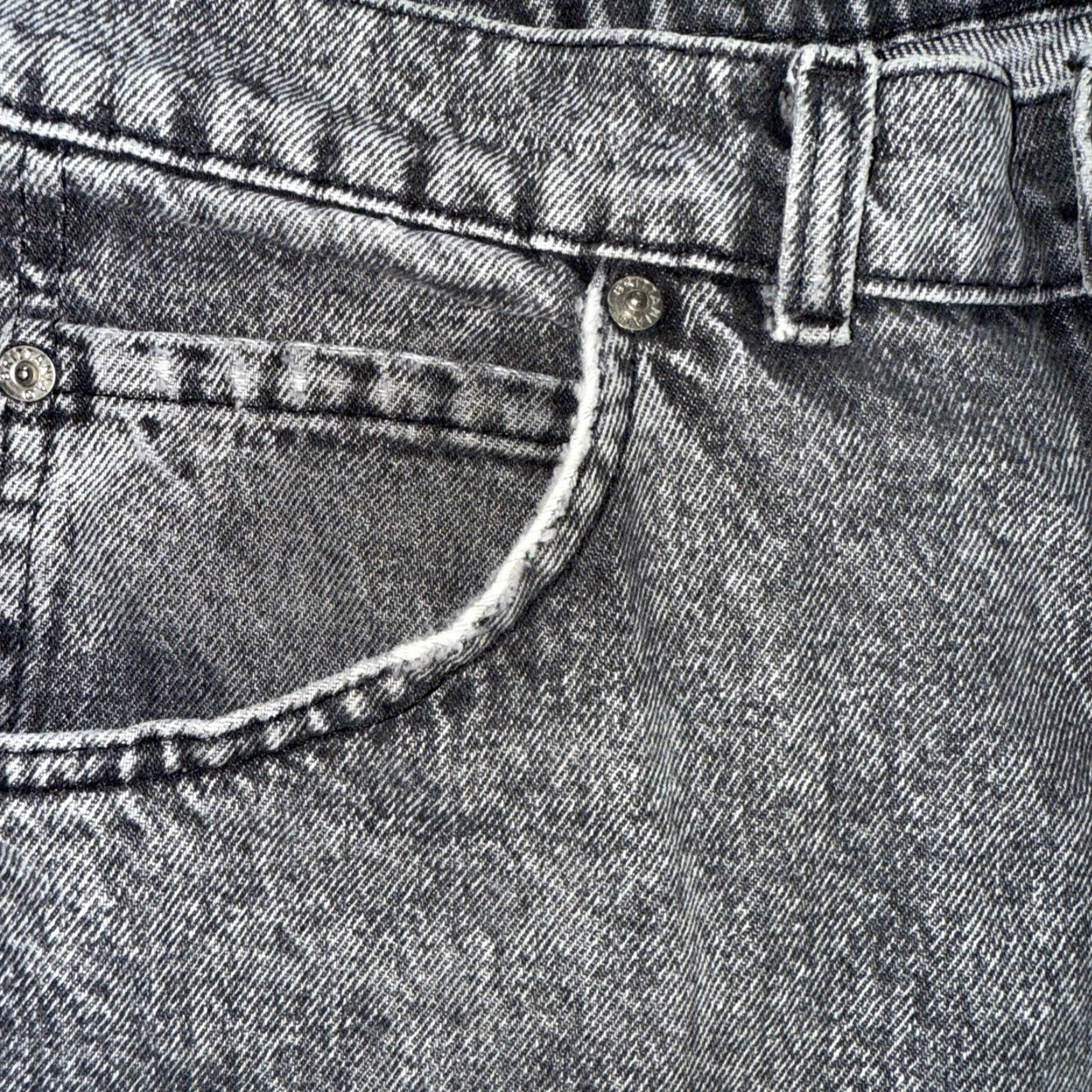 Denime VINTAGE Brittania Denim Jeans Men 35x30 Charcoal Gray 1980s Retro Inseam 30 Regular 36X30 Size US 35 - 4 Thumbnail
