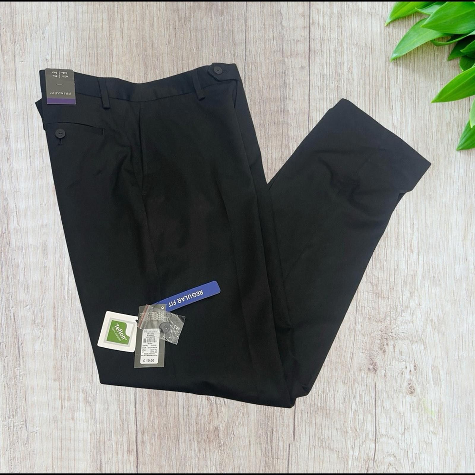 Primark Primark Men's Black Dress Pants NWT in size 32 Size 38R - 2 Thumbnail