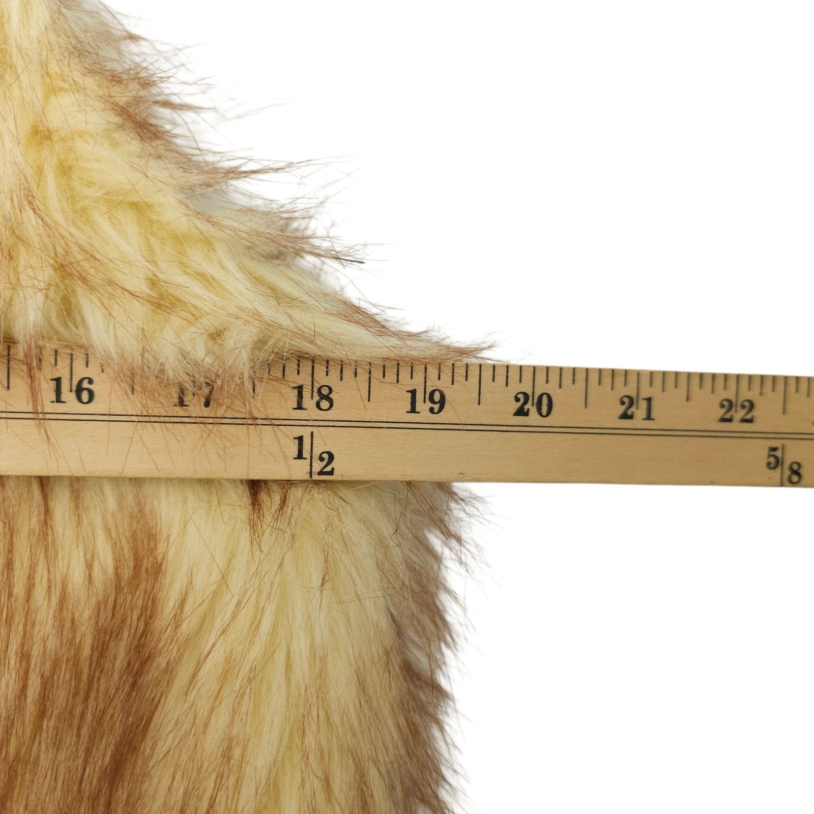 BKE BKE Gimmicks Faux Fur Vest S Brown Green Plaid Boho Shaggy Size S / US 4 / IT 40 - 13 Thumbnail