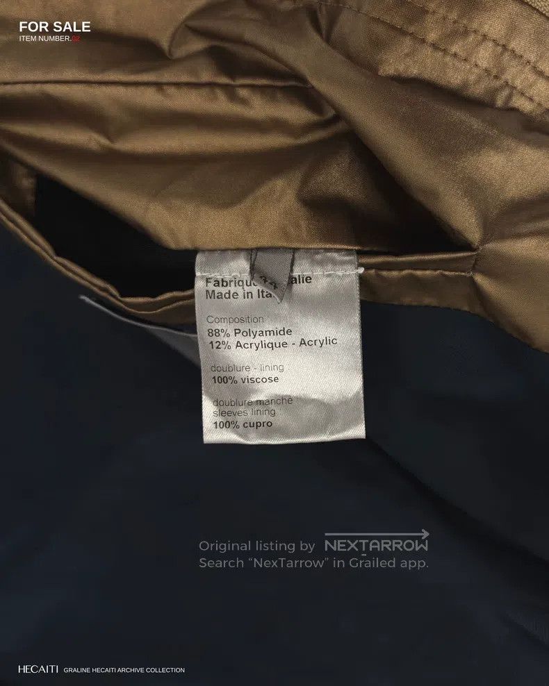 Dior Dior Gilt Knight Armor Deconstructed Tech Fabric Windbreak Size US S / EU 44-46 / 1 - 8 Thumbnail