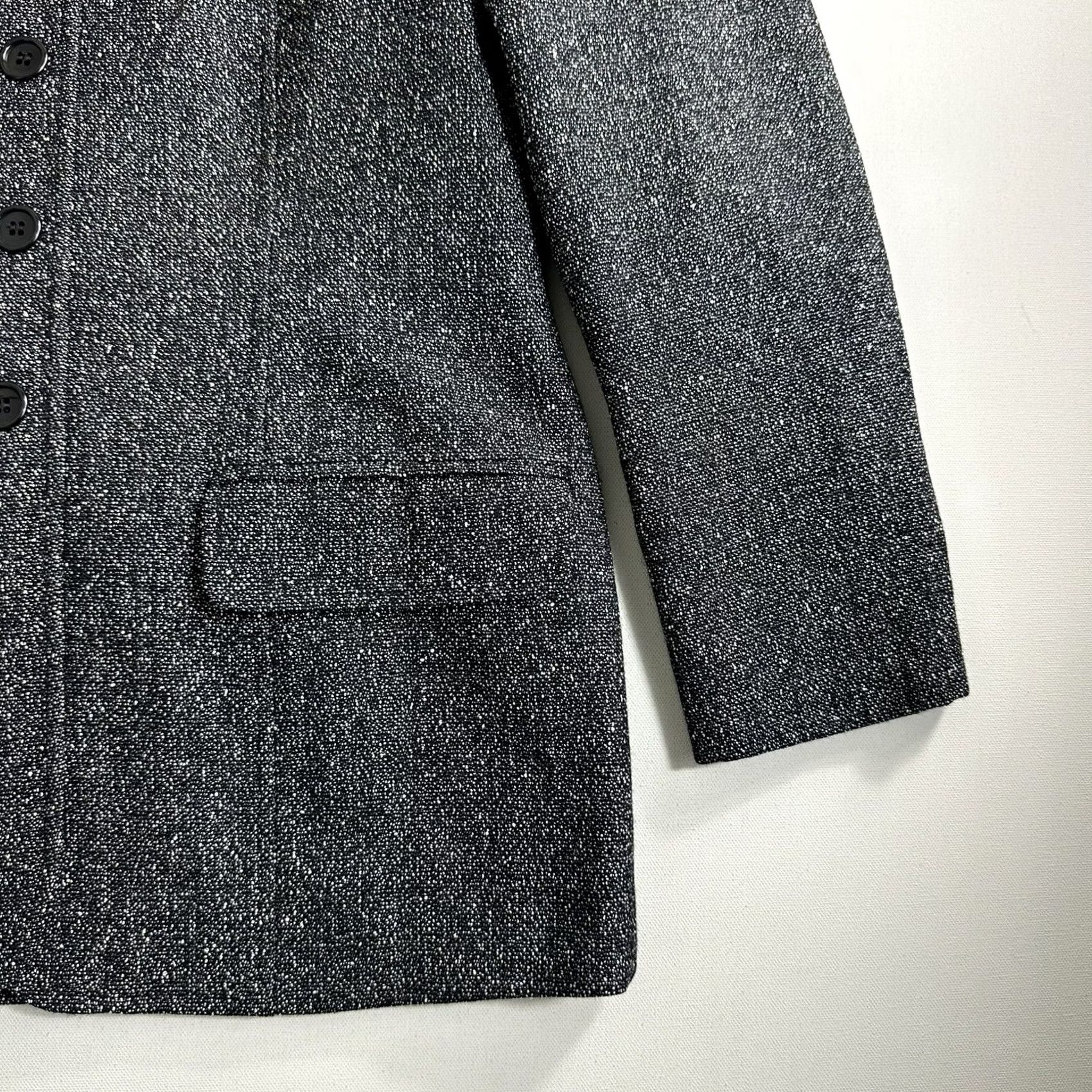 Pendleton VINTAGE Pendleton Blazer Womens 8 Black Wool Blend Tweed Single Breasted Made USA Size M / US 6-8 / IT 42-44 - 3 Thumbnail