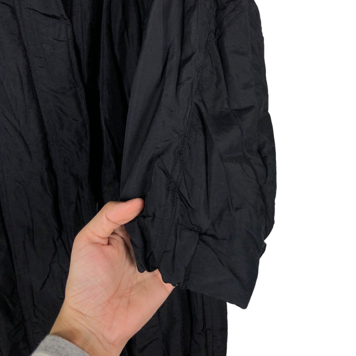 Japanese Brand Rich Black Long Fly Jacket Bondage Biker Issey Miyake Japan Size US M / EU 48-50 / 2 - 15 Thumbnail