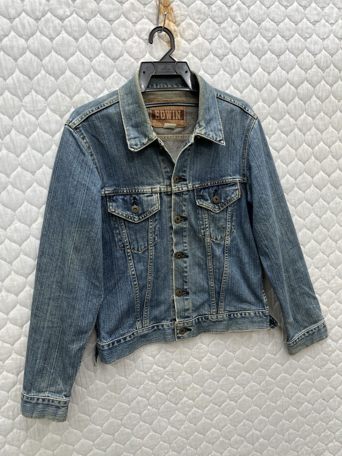 Edwin 🔥🔥🔥STEALS EDWIN DENIM TRUCKER JACKET Size S / US 4 / IT 40 - 3 Thumbnail