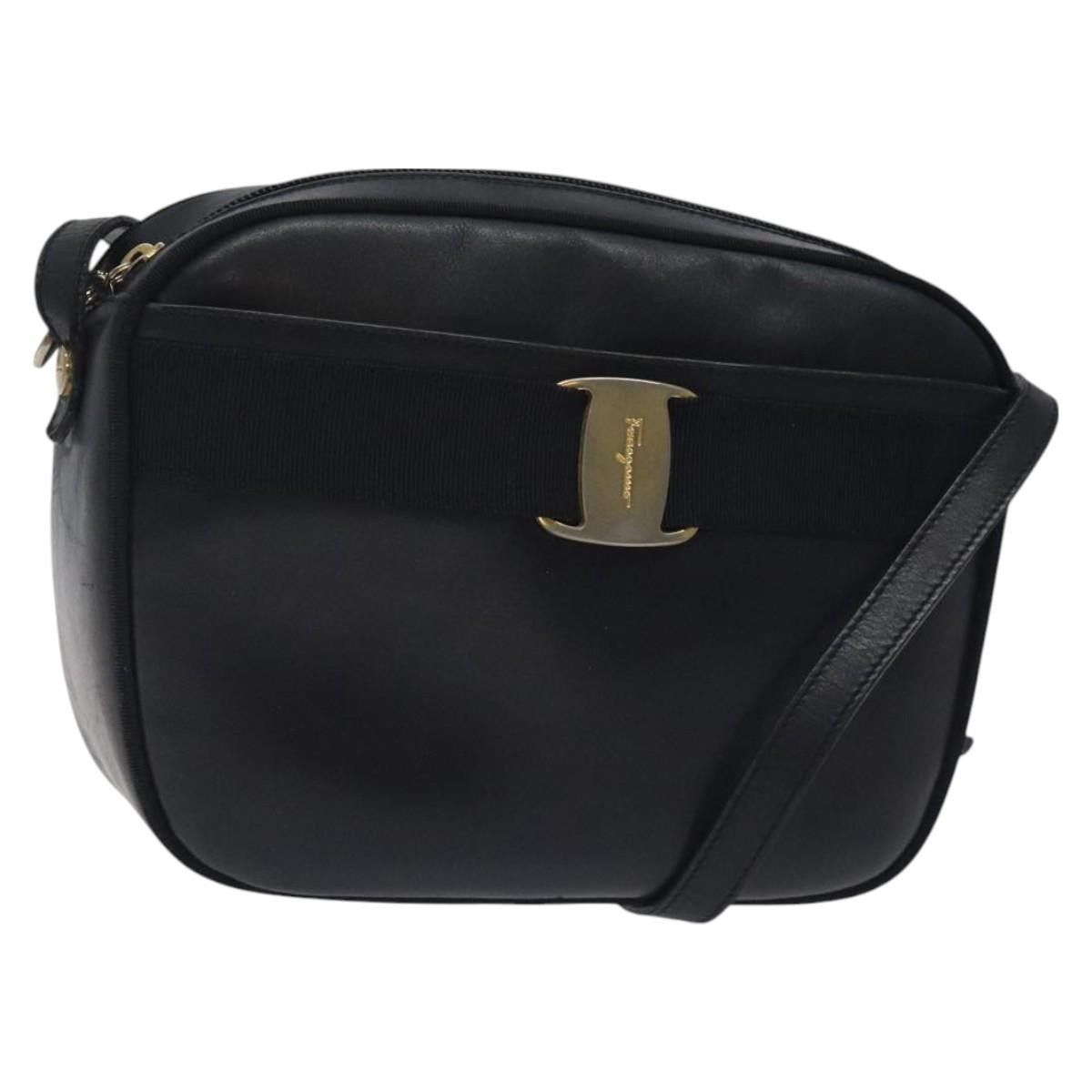 Salvatore Ferragamo Salvatore Ferragamo Vala Shoulder Bag Leather Size ONE SIZE - 1 Thumbnail