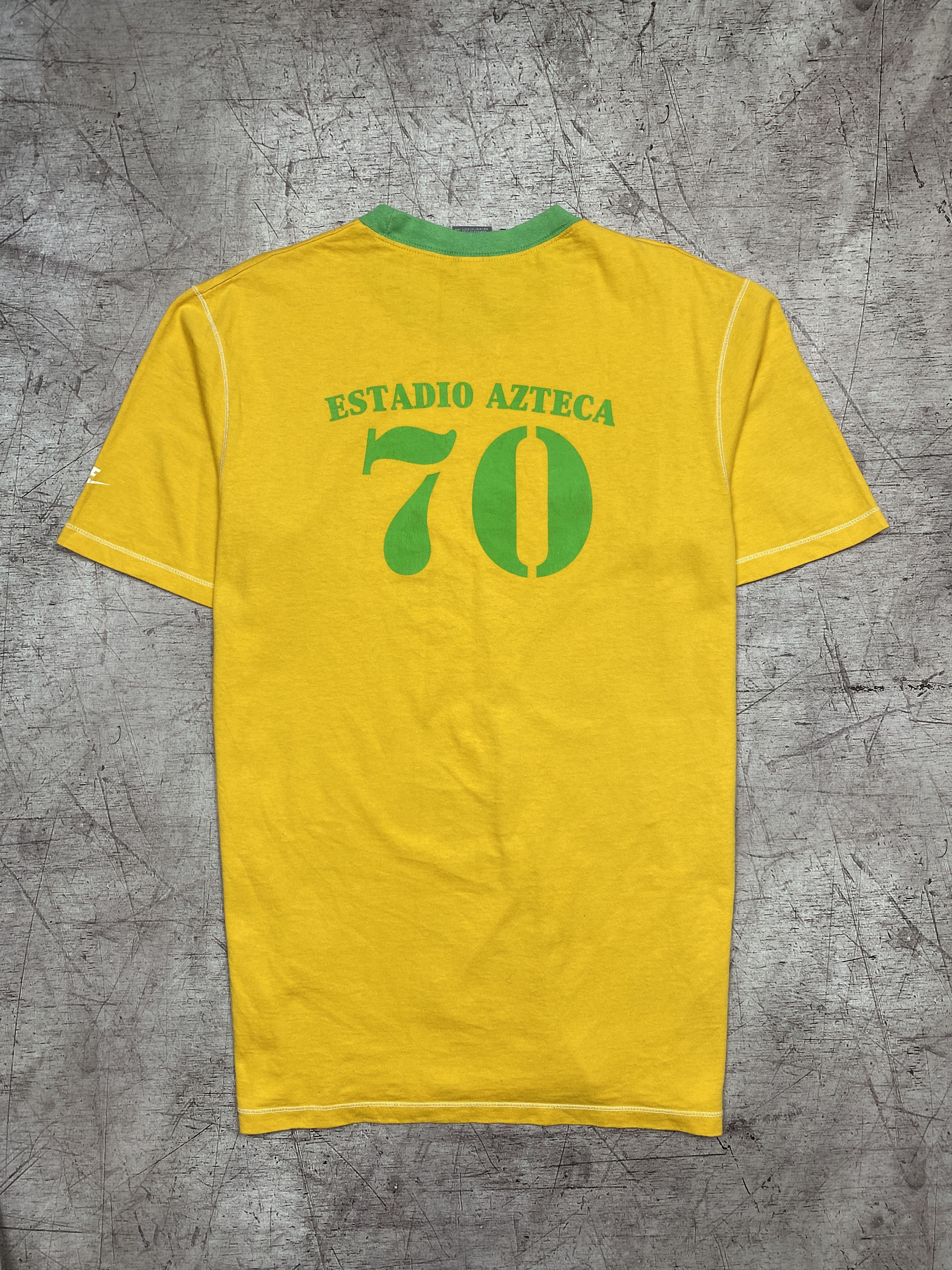 Nike × Vintage Nike Brasil Vintage Mens T-Shirt Estadio Azteca Y2K Size US M / EU 48-50 / 2 - 8 Thumbnail