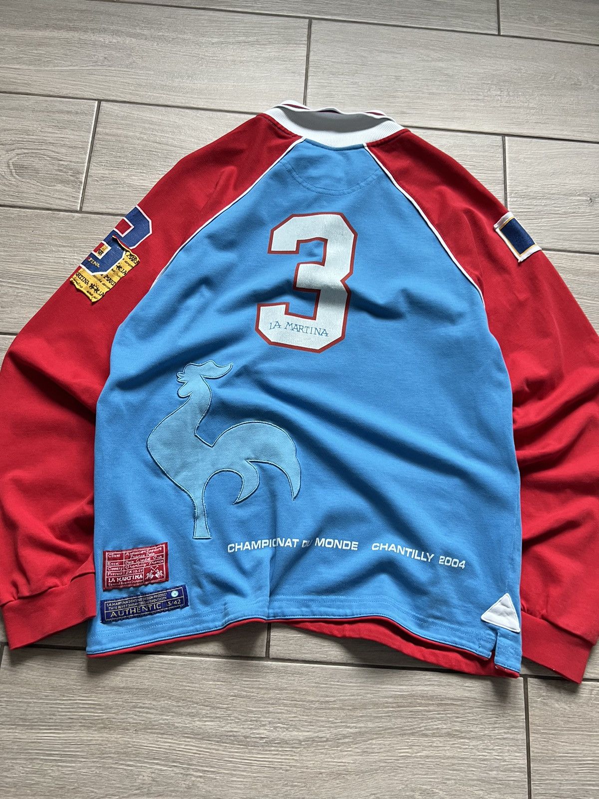 Japanese Brand × Vintage Polo Ralph Lauren Style La Martina Rugby Sweatshirt France Size US XL / EU 56 / 4 - 12 Thumbnail
