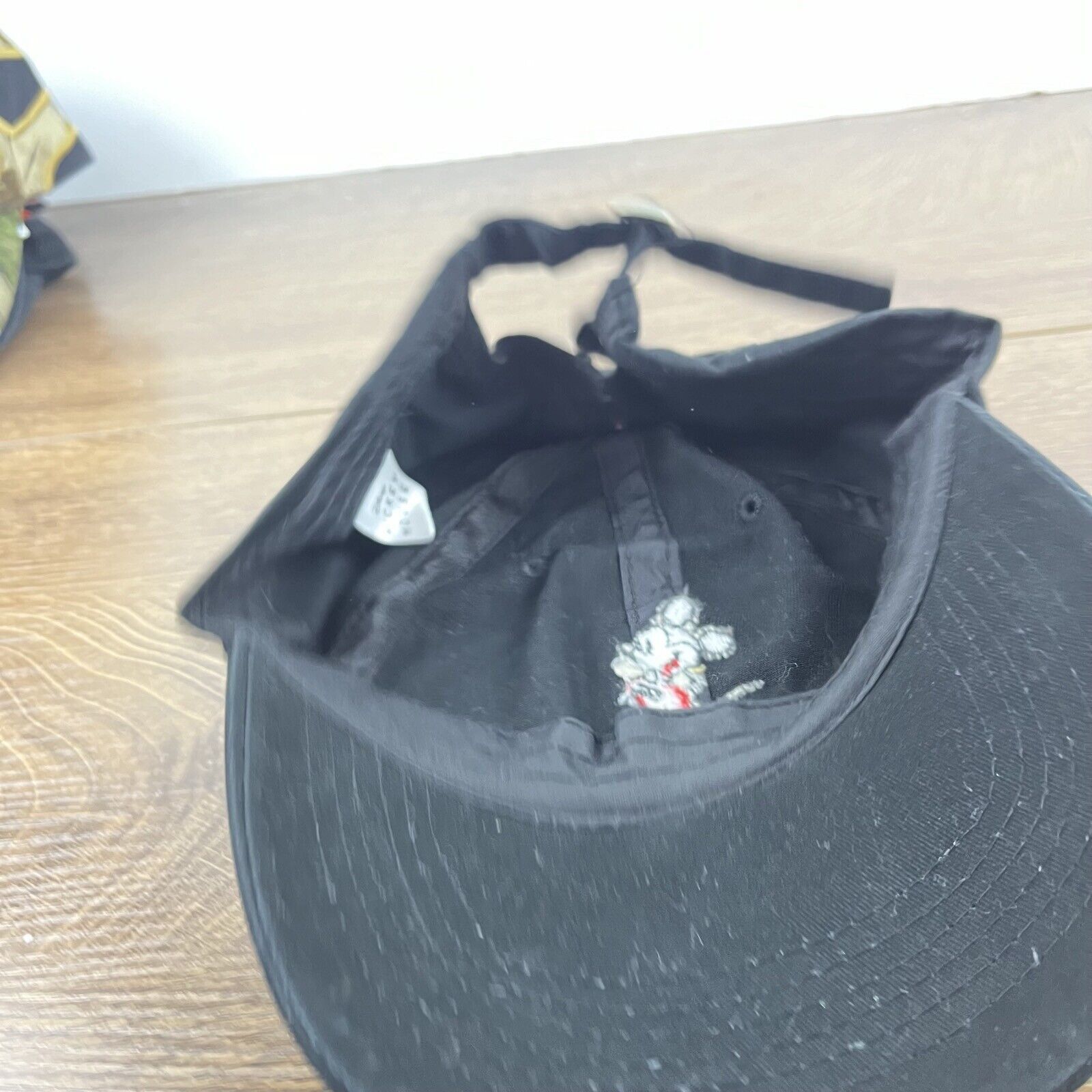 Other Mickey Mouse Hat Black Cap Adjustable Mickey Hat Black Adult Size ONE SIZE - 11 Thumbnail