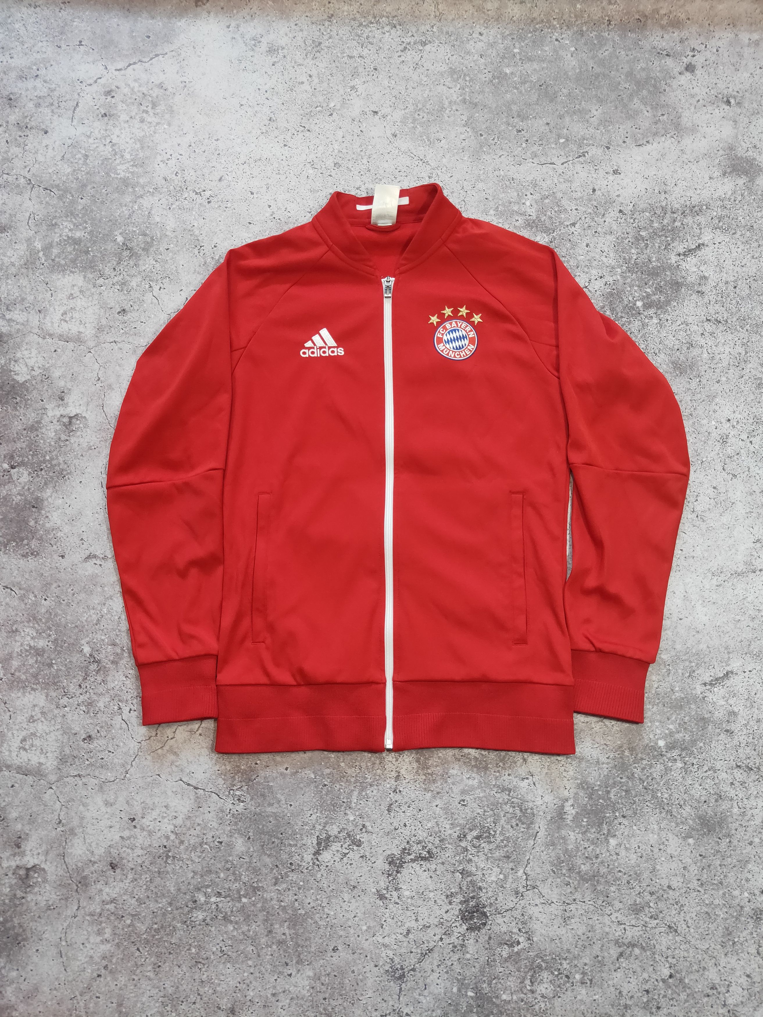 Adidas Adidas Bayern Munich Football Soccer Jacket Full Zip Size US S / EU 44-46 / 1 - 1 Thumbnail