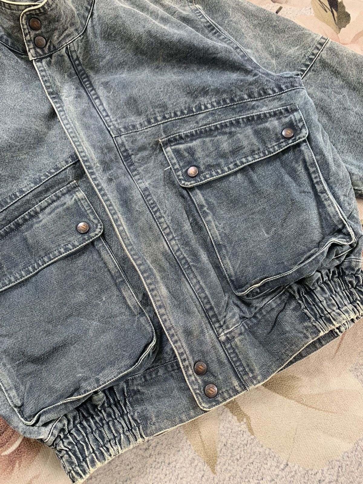 Japanese Brand Ixiz Emergency Pocket Bomber Like Baggy Thick Jacket Size US L / EU 52-54 / 3 - 7 Thumbnail