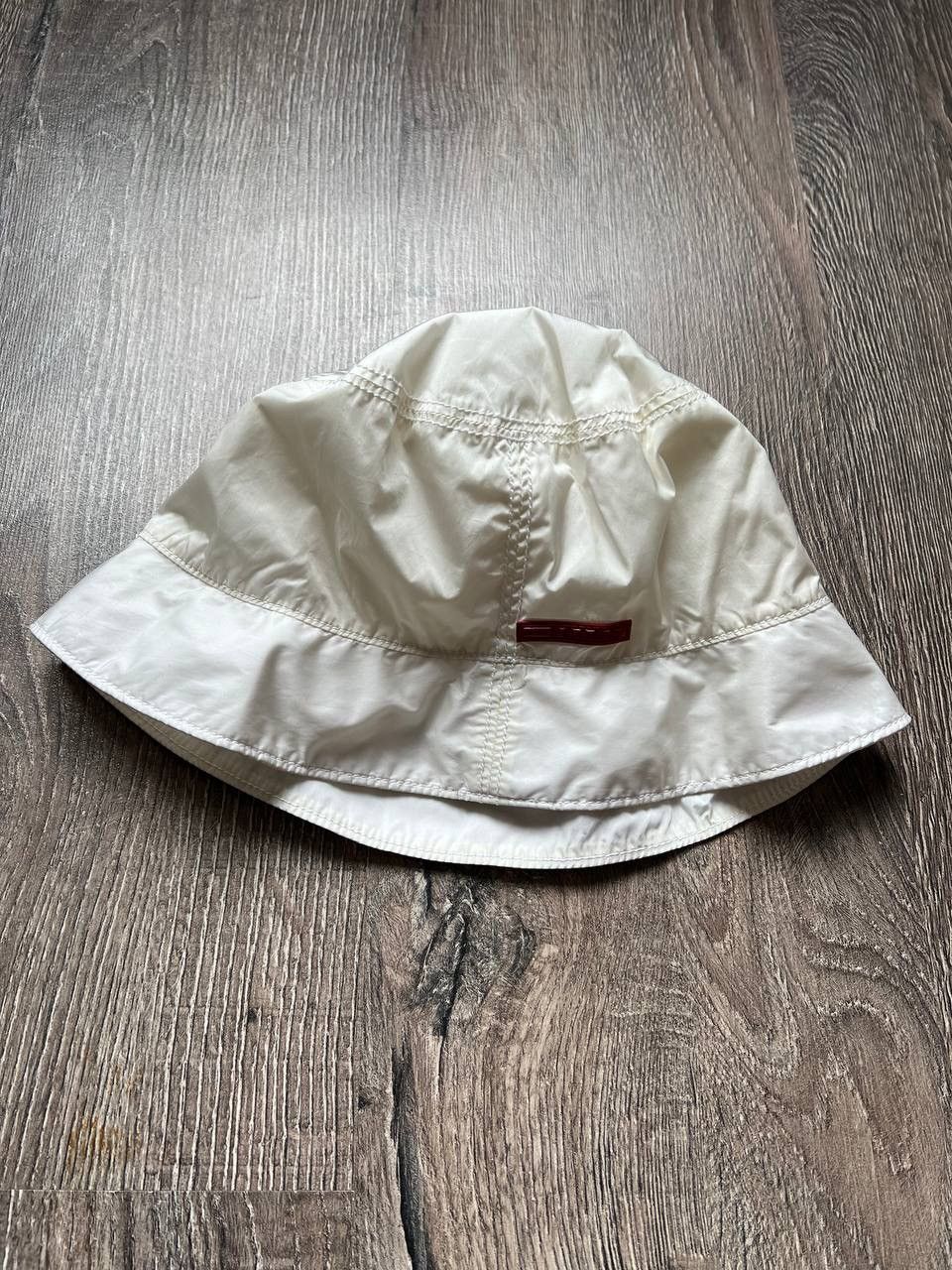 Prada Vintage Prada Linea Rossa sport red tab nylon bucket hat Size ONE SIZE - 2 Thumbnail