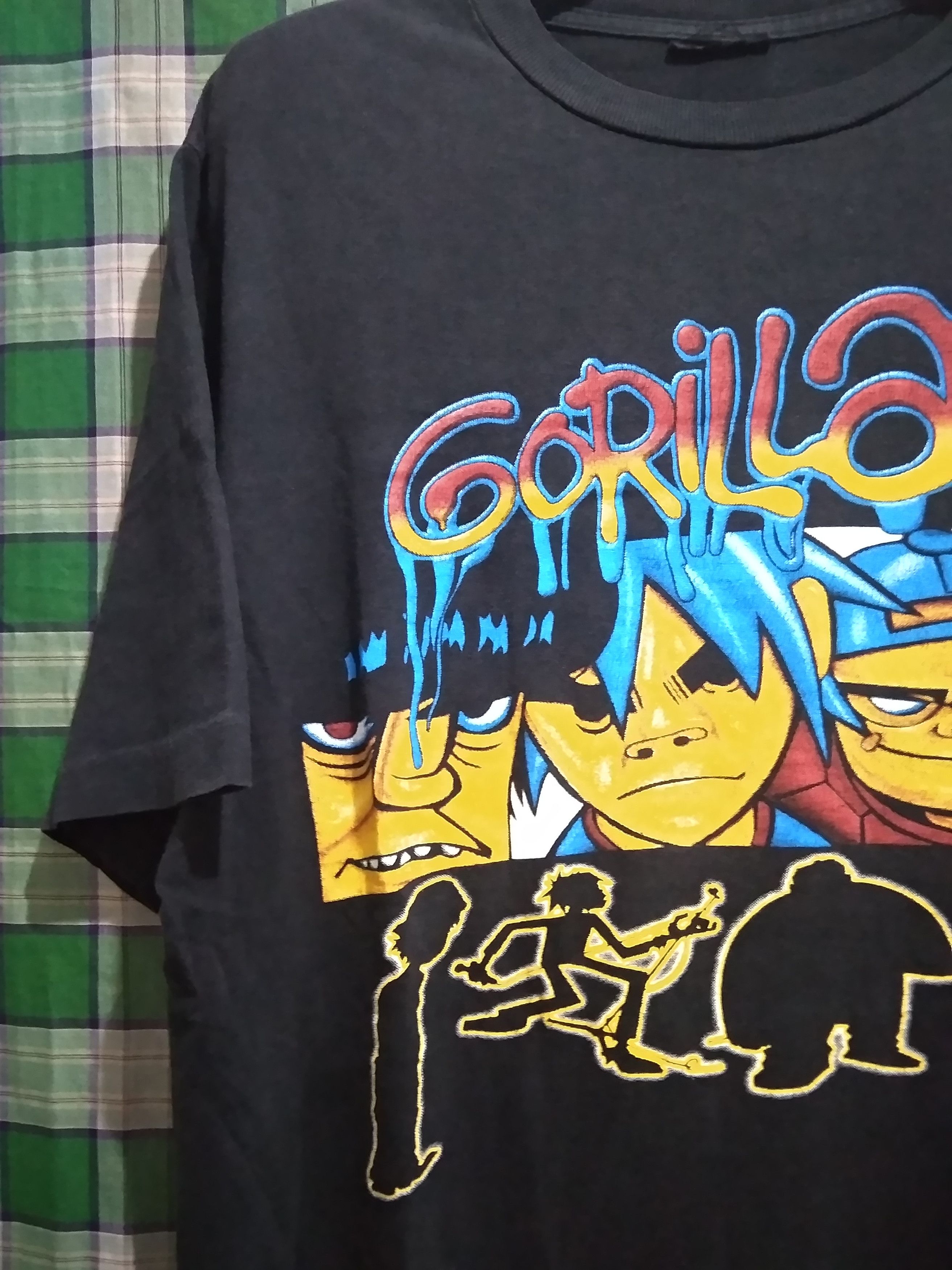 Band Tees × Vintage Vintage Gorillaz double sided single stitch rap hip hop Size US L / EU 52-54 / 3 - 2 Thumbnail