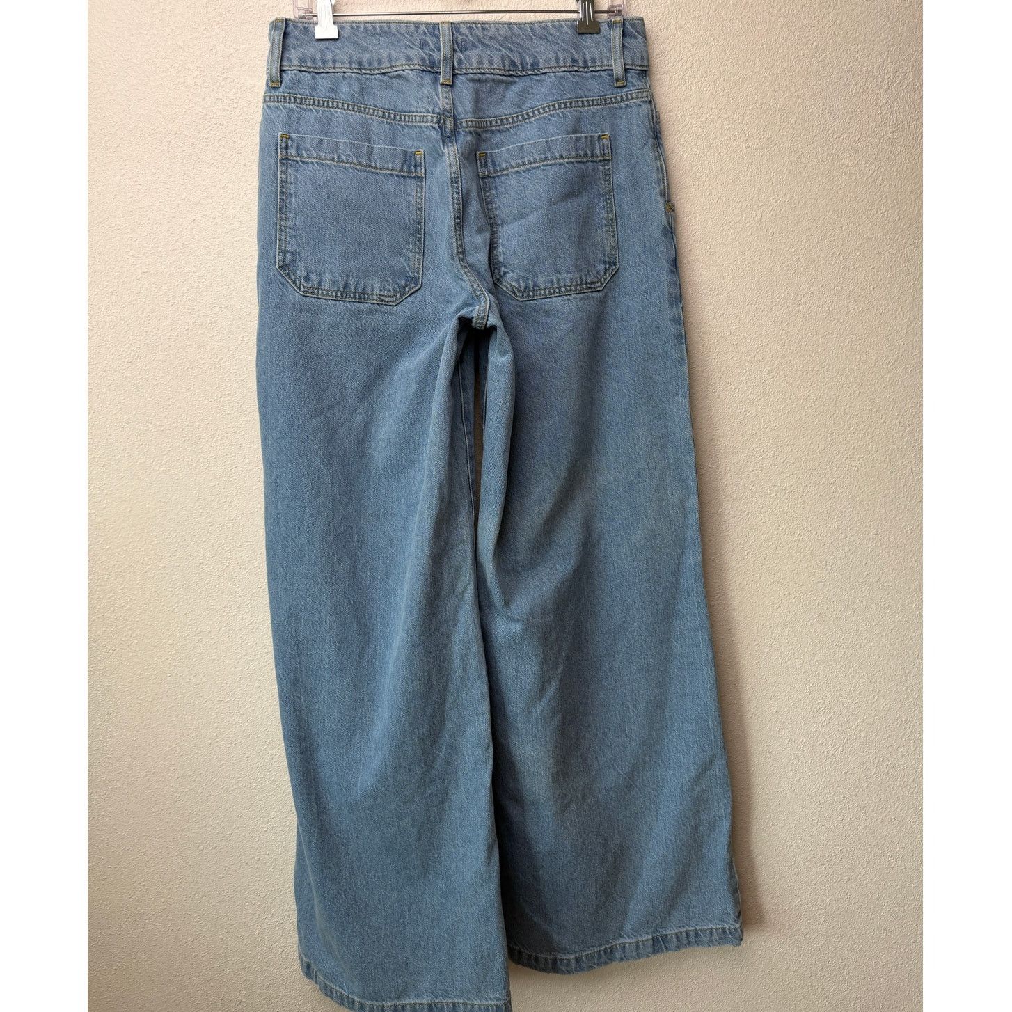 Forever 21 Forever 21 Wide Leg Jeans Mid Rise Size 28 Women Size 28" / US 6 / IT 42 - 3 Thumbnail