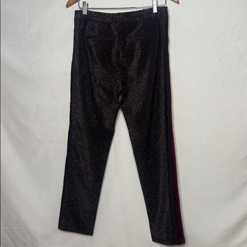 Scotch & Soda NWOT Scotch & Soda Atelier Lurex velvet side stripe pants S Size 27" / US 4 / IT 40 - 9 Thumbnail