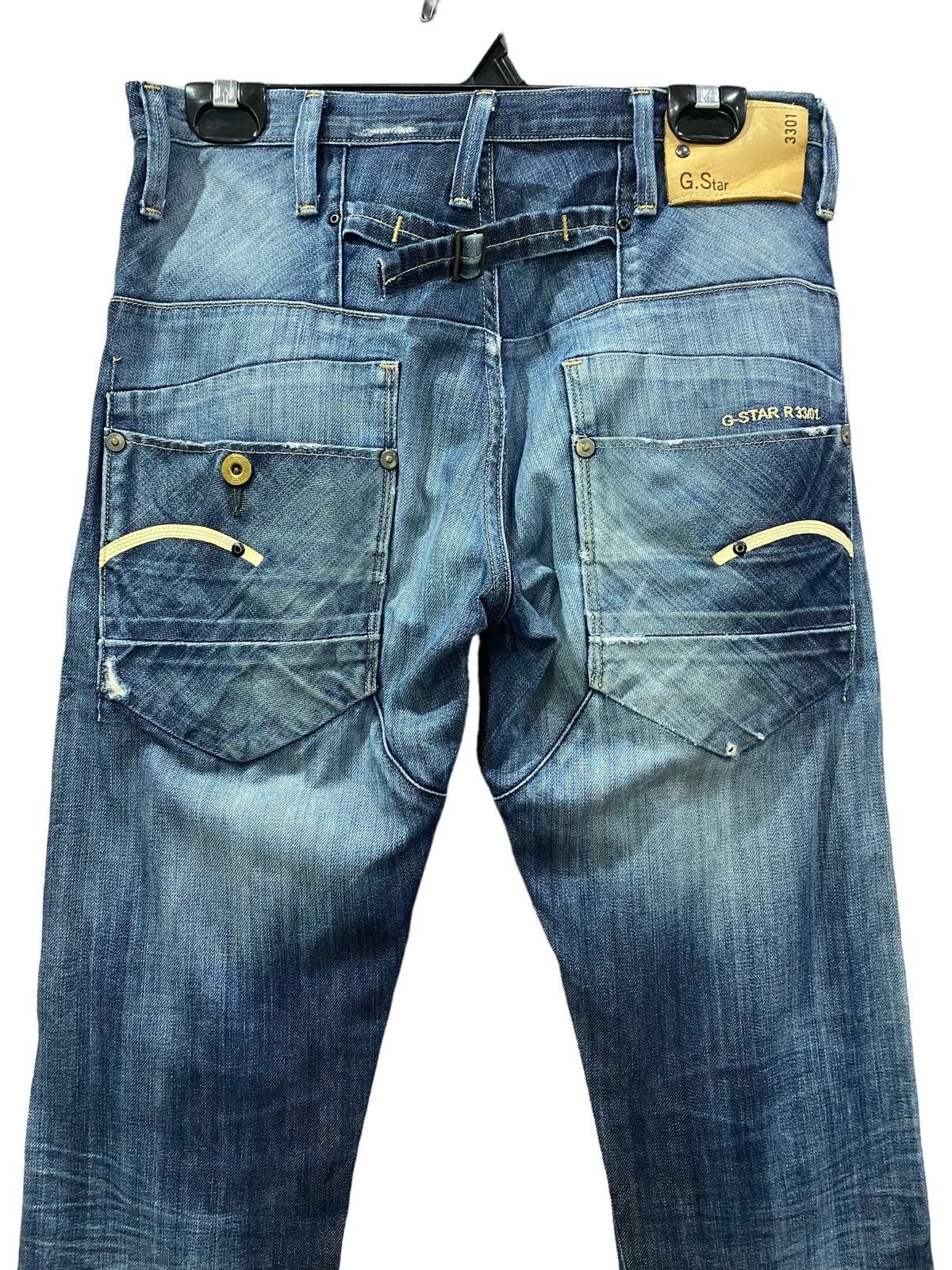 G-Star G-Srar Raw Indigo Blue Jeans Diatressed W30” Size US 30 / EU 46 - 6 Thumbnail