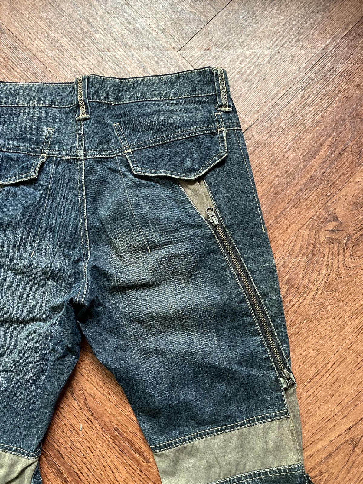If Six Was Nine PPFM Multi Zipper Pants Size US 33 - 10 Thumbnail