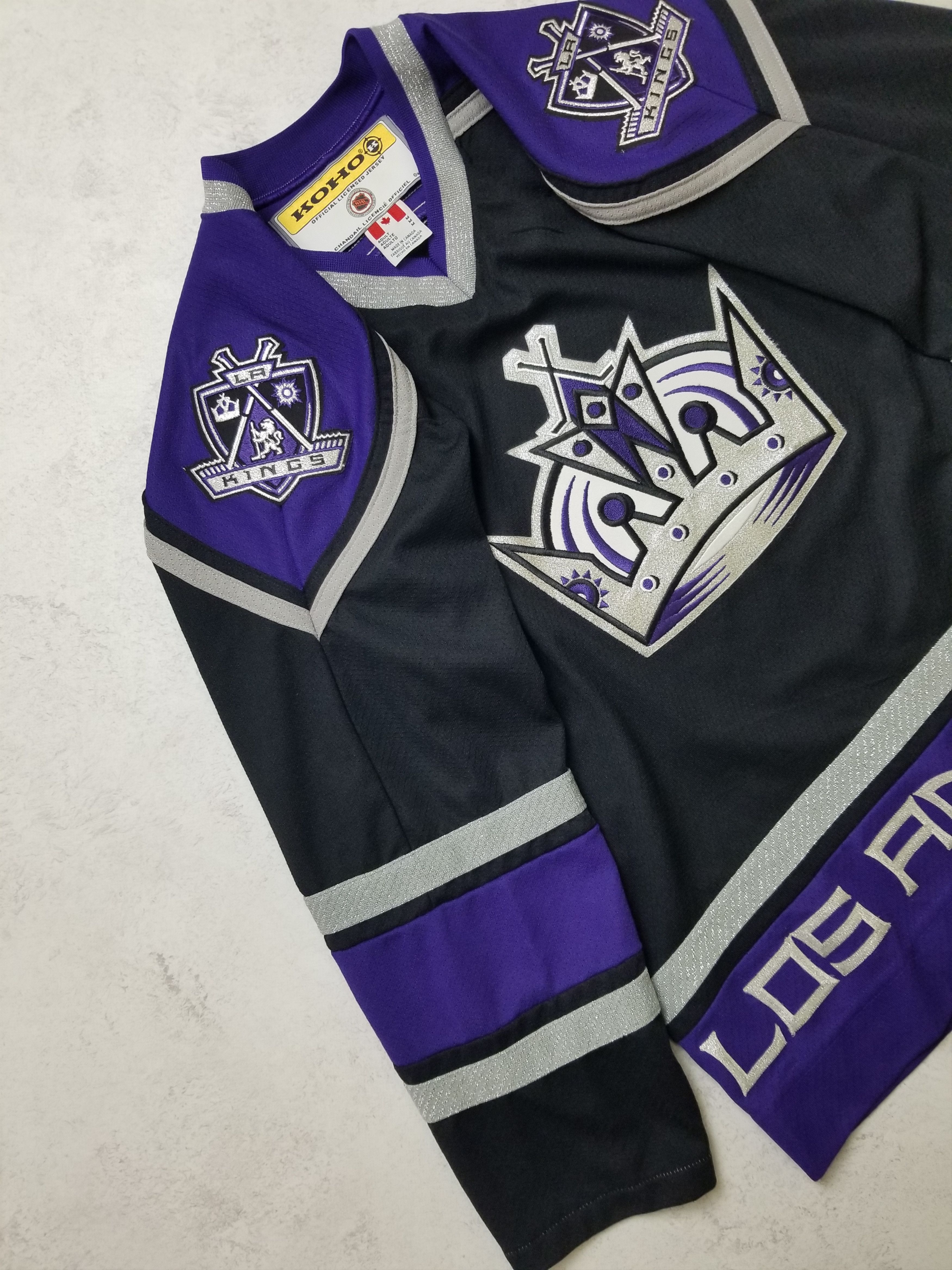 Koho Vintage KOHO Air Knit NHL Los Angeles LA Kings Crown Jersey Size US M / EU 48-50 / 2 - 10 Thumbnail