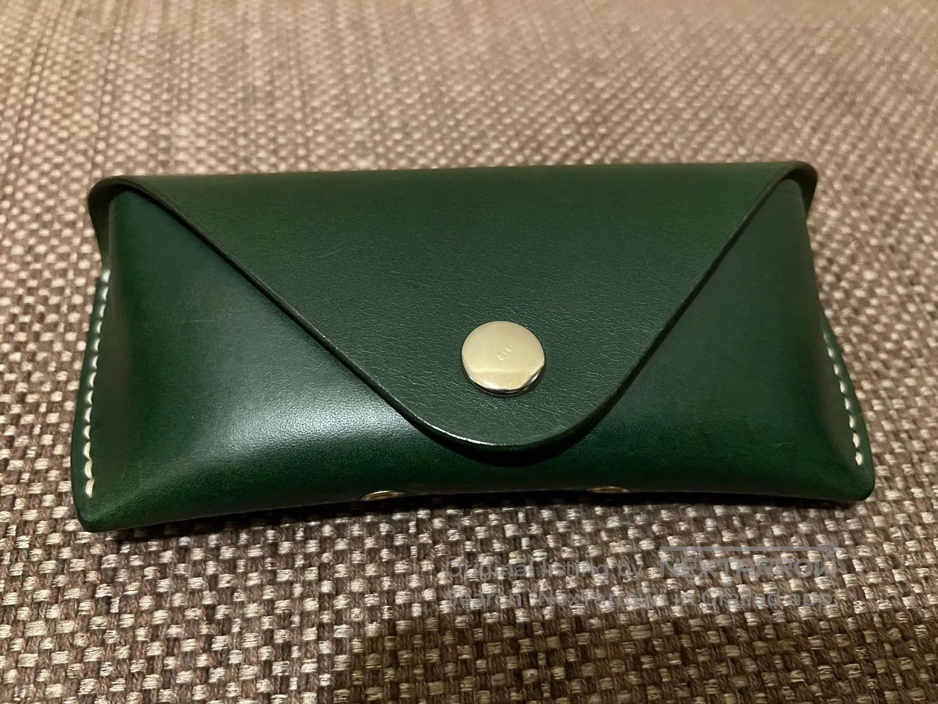 RRL Ralph Lauren RRL HK Dark Green Leather Glasses Case. Size ONE SIZE - 1 Thumbnail