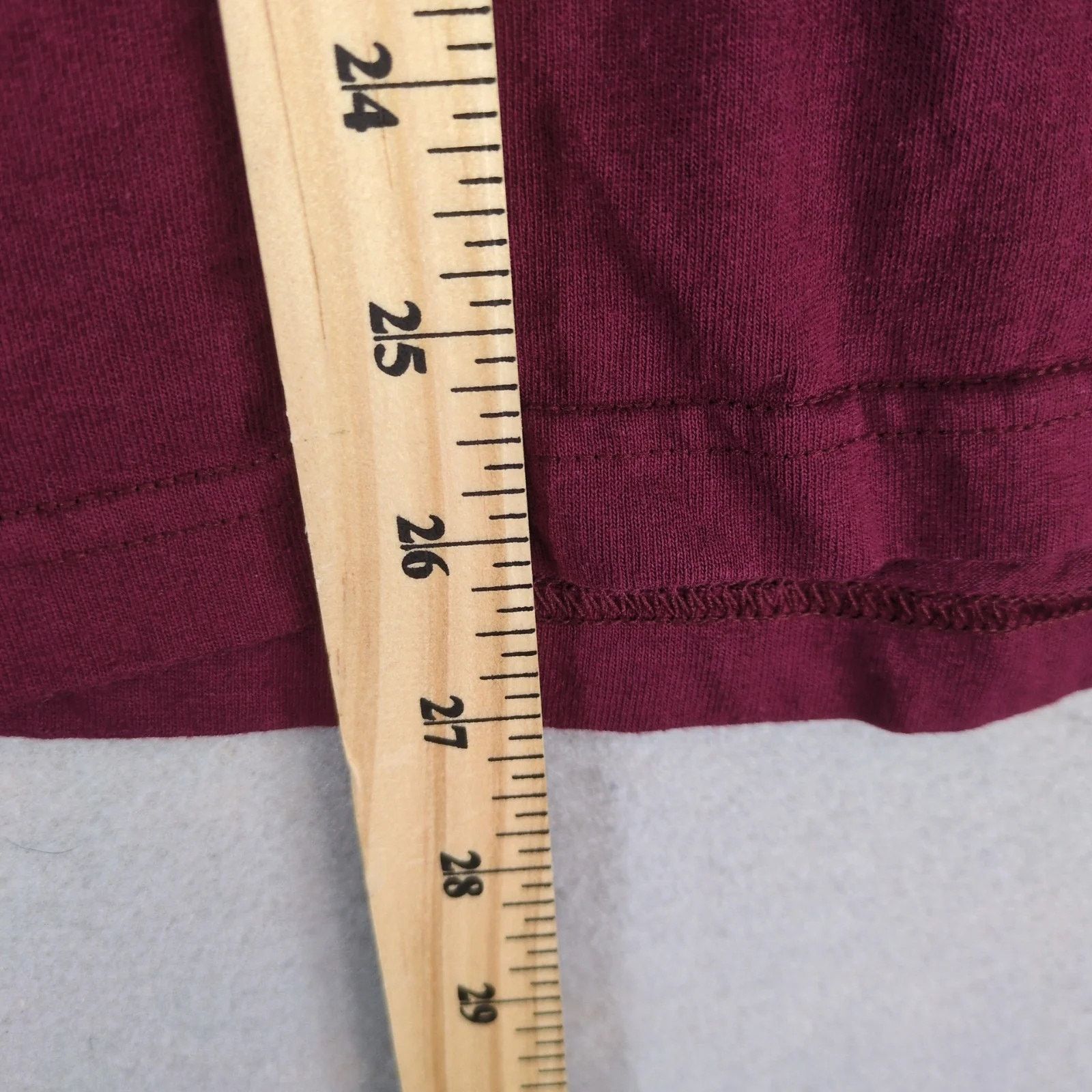 Other Hard Luck Men's M Burgundy T-Shirt Skull Skater Short Sleeve Size US M / EU 48-50 / 2 - 7 Thumbnail