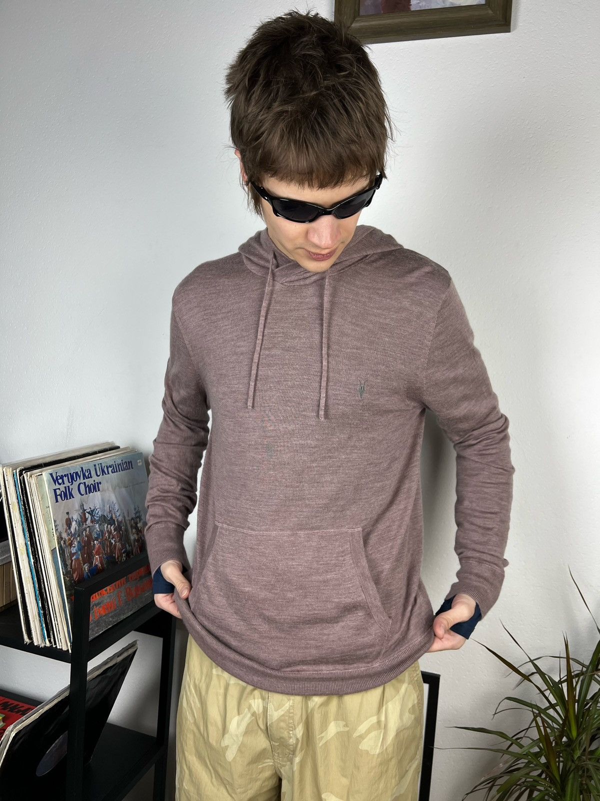 Allsaints All saints Merino wool Hoodie Size US L / EU 52-54 / 3 - 10 Thumbnail
