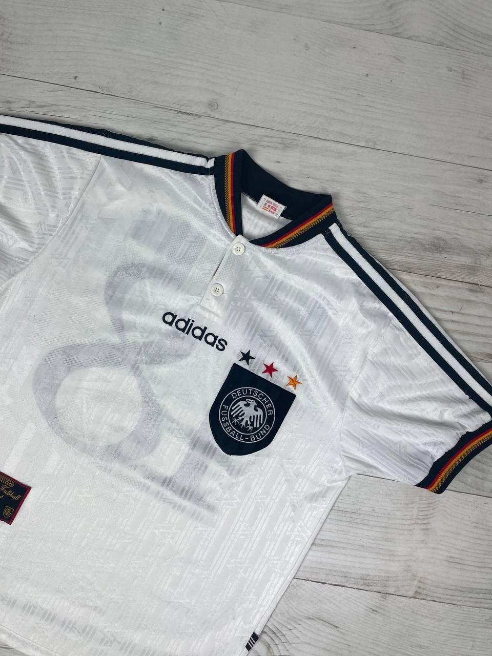 Adidas Adidas Germany 1996 Home Klinsmann #18 Shirt Soccer Jersey Size US S / EU 44-46 / 1 - 3 Thumbnail