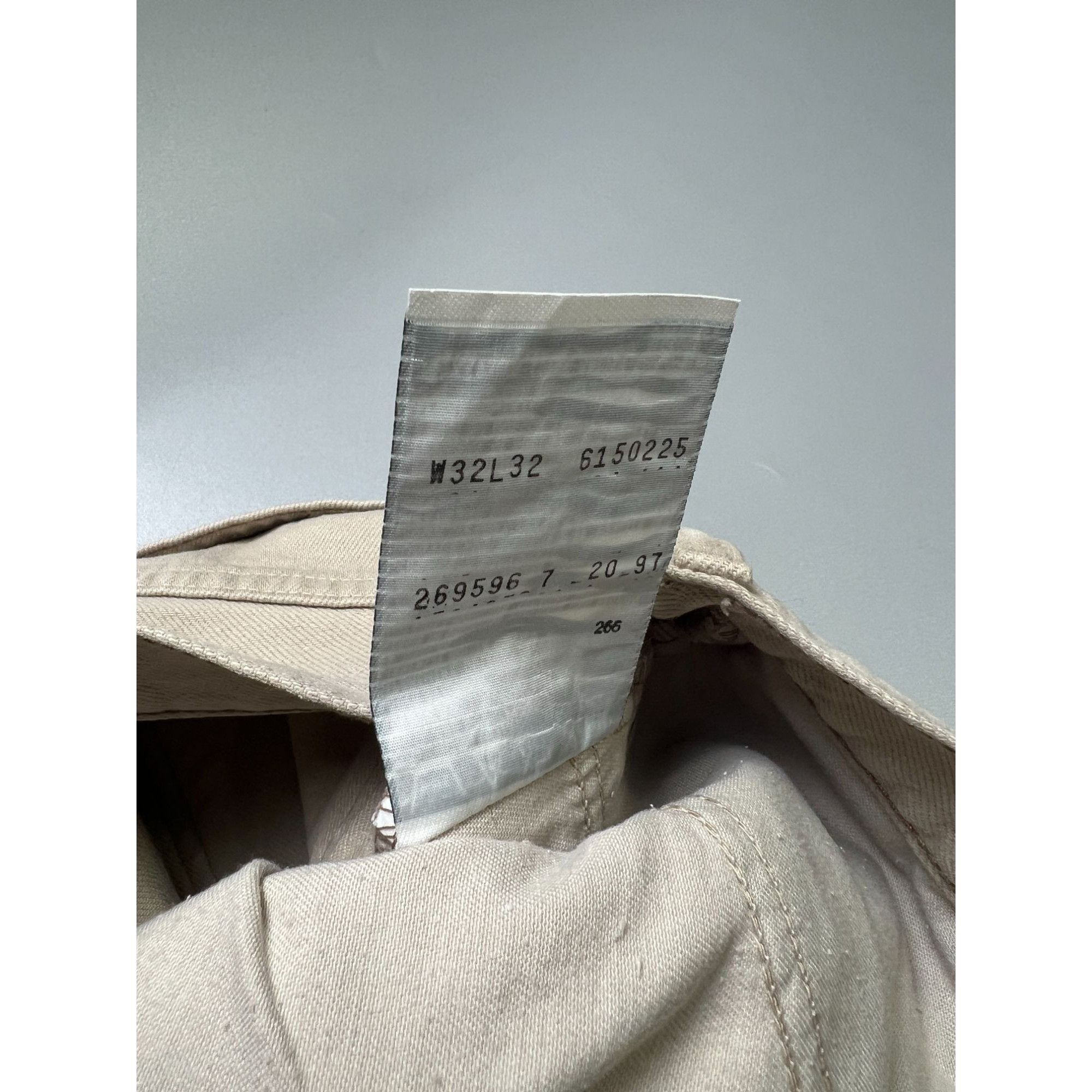 Levi's Vintage Clothing Levi’s 615 MINT Vintage Orange Tab Beige Denim Jeans (Y1065) Size US 32 / EU 48 - 9 Thumbnail
