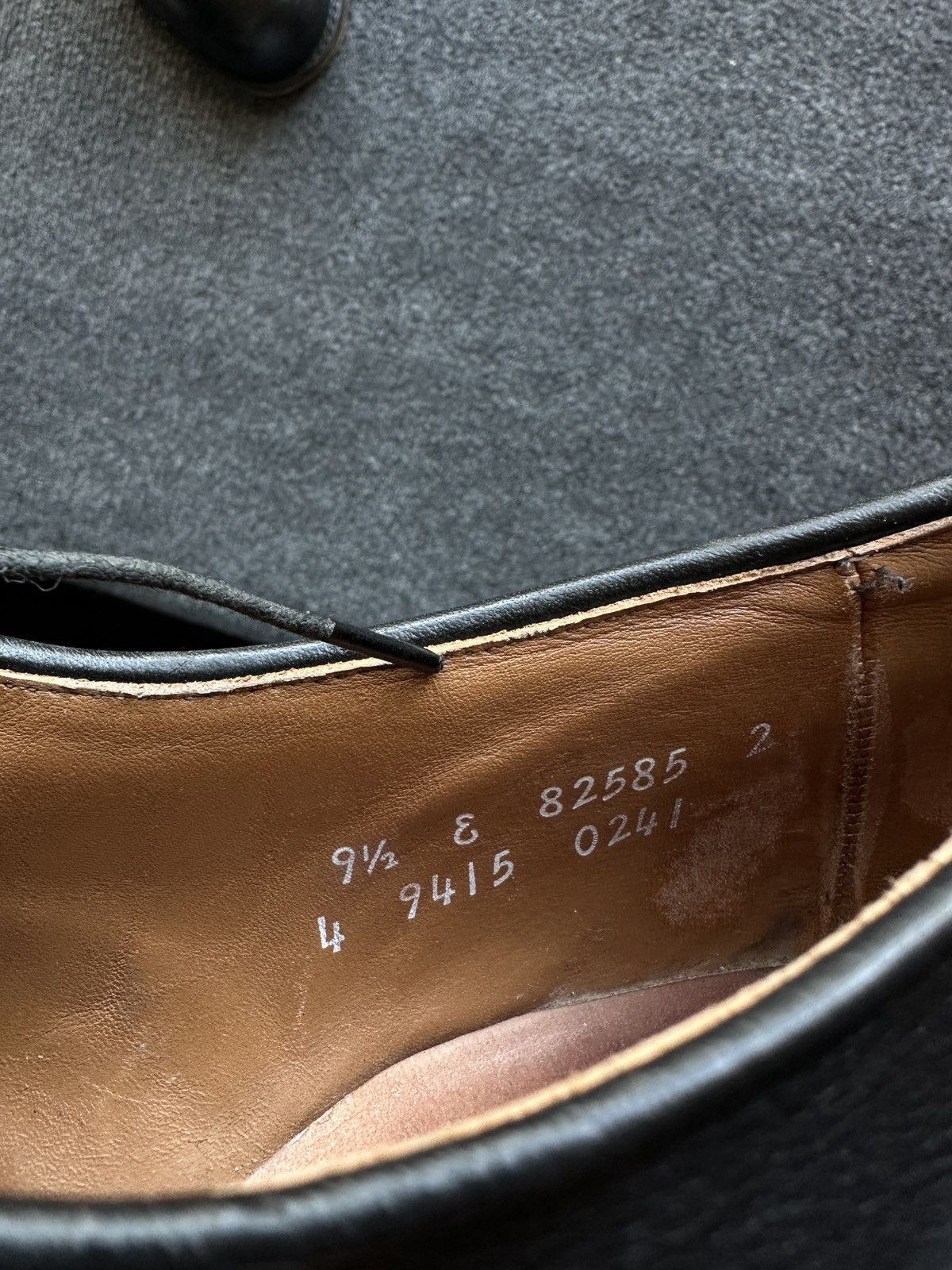 Allen Edmonds LUXURY 🚨 ALLEN EDMONDS VNTG SHOES MEN BLACK LUXURY RARE Size US 9.5 / EU 42-43 - 17 Thumbnail