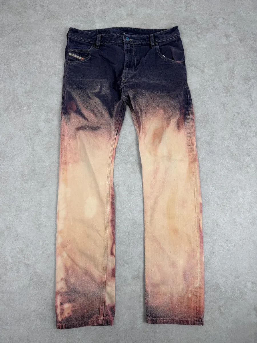 Diesel Diesel Slim Bleached Sunset Purple Denim Jeans Size US 32 / EU 48 - 1 Thumbnail