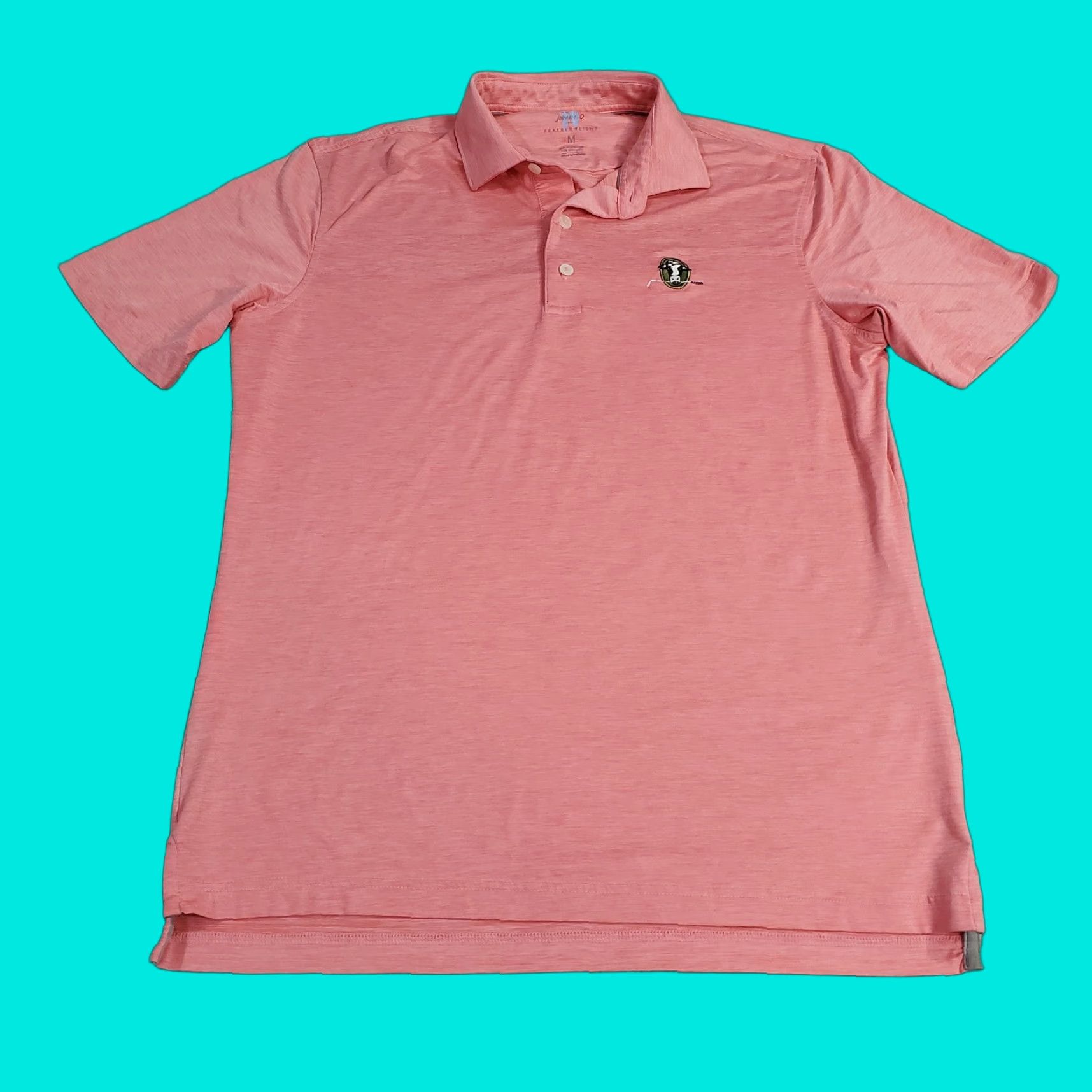 johnnie-O johnnie-O Polo Shirt Mens M Red Performance Stretch Collared Shirt Polo Logo Breathable Casual Golf Size US M / EU 48-50 / 2 - 1 Thumbnail