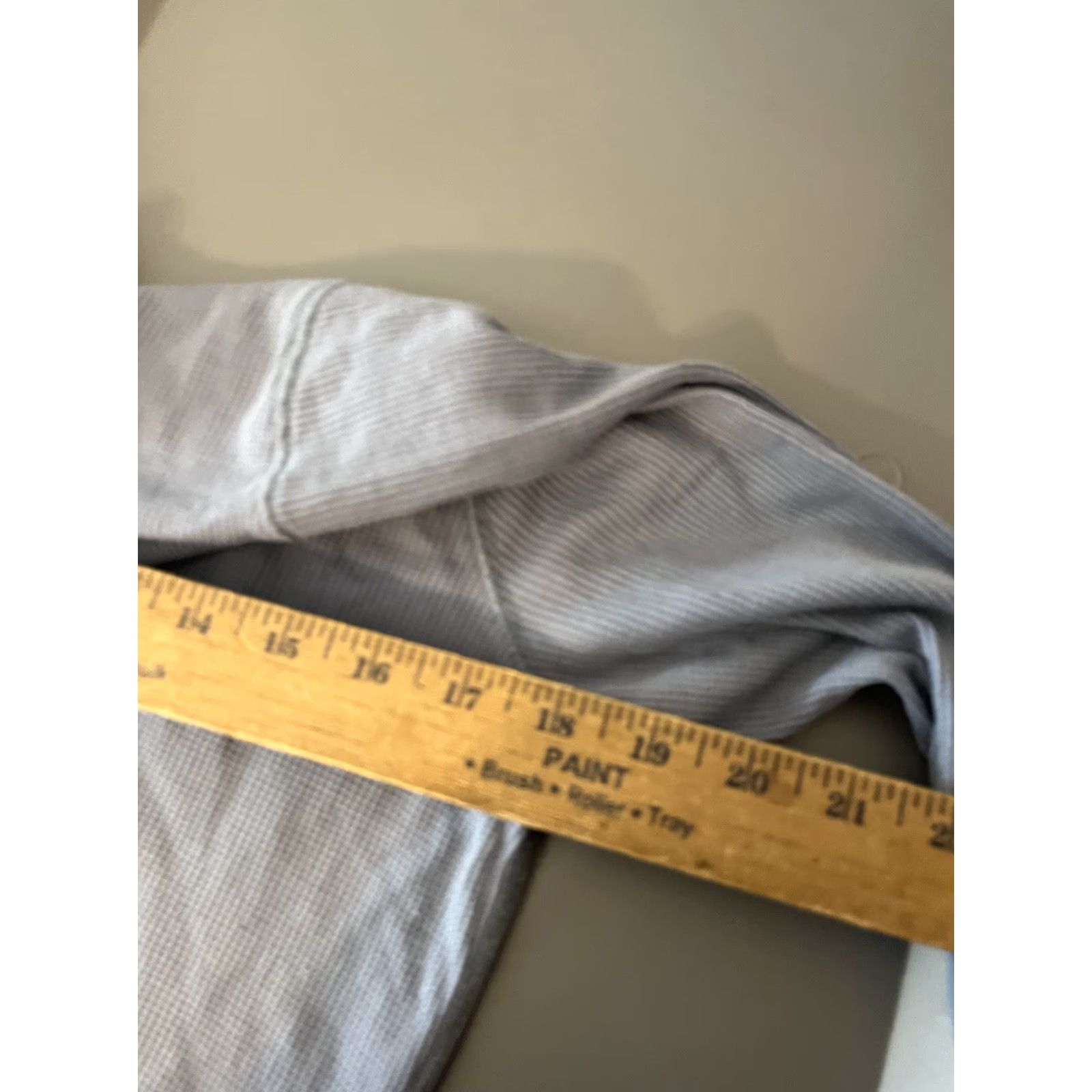 Gap VINTAGE Gap Thermal Waffle Knit V-neck Long Sleeve T-Shirt Womens XL Blue T-Shirt Womens XL Blue Thermal Knit V-Neck Long Sleeve Vintage Gap Size XL / US 12-14 / IT 48-50 - 5 Thumbnail