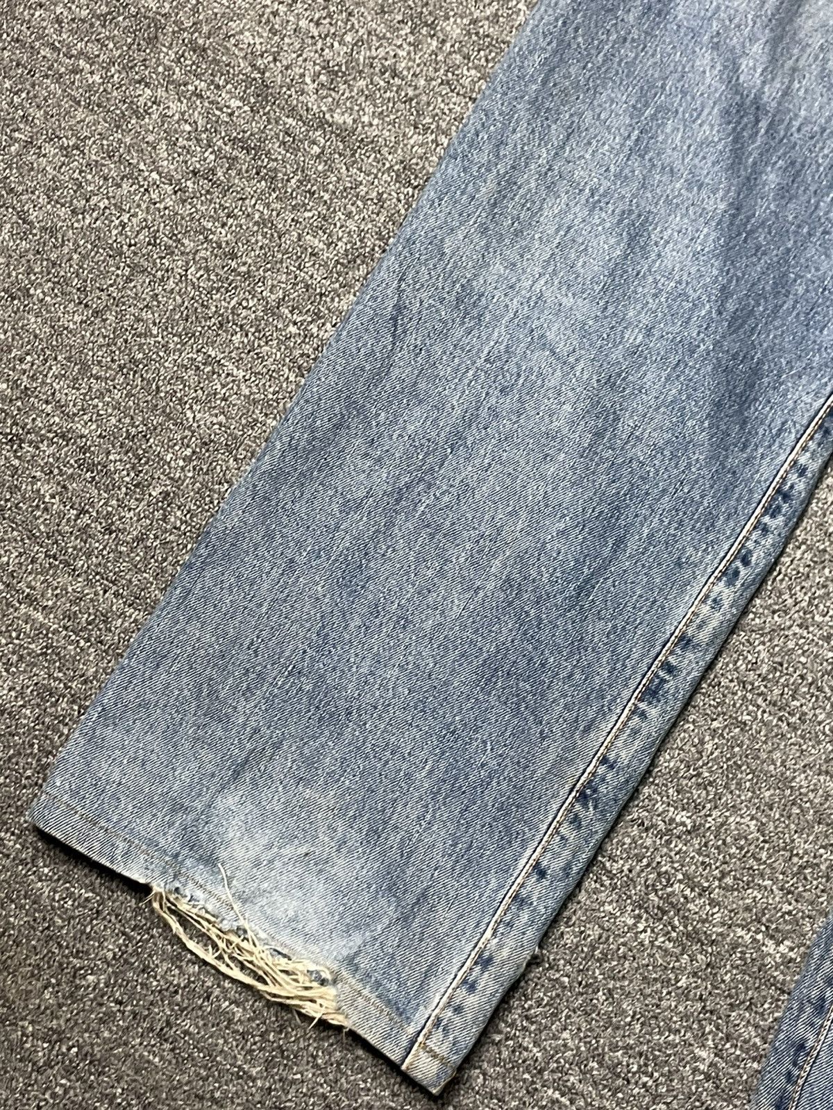 Edwin Vintage EDWIN Selvedge Distressed Jeans (83) Size US 32 / EU 48 - 11 Thumbnail