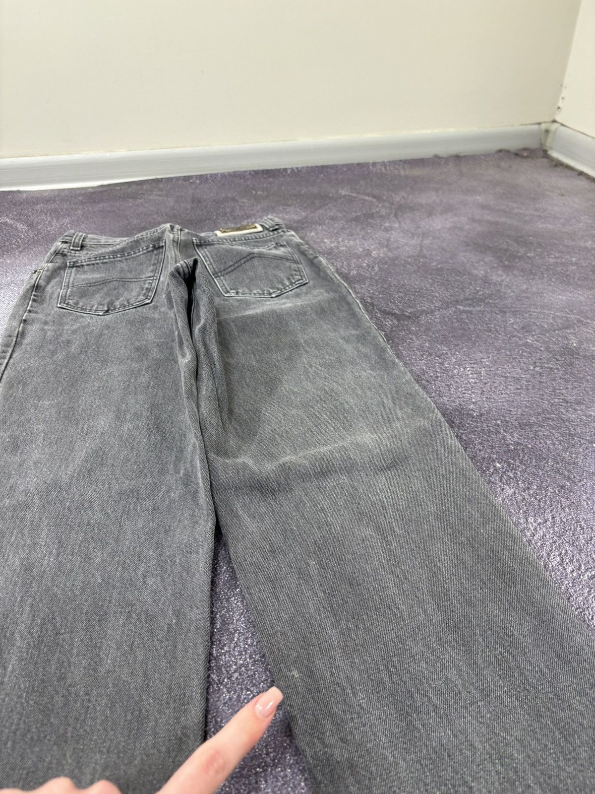 Armani Vintage Armani Jeans 90s Gray Luxury Denim Skinny Jeans Size US 28 / EU 44 - 5 Thumbnail