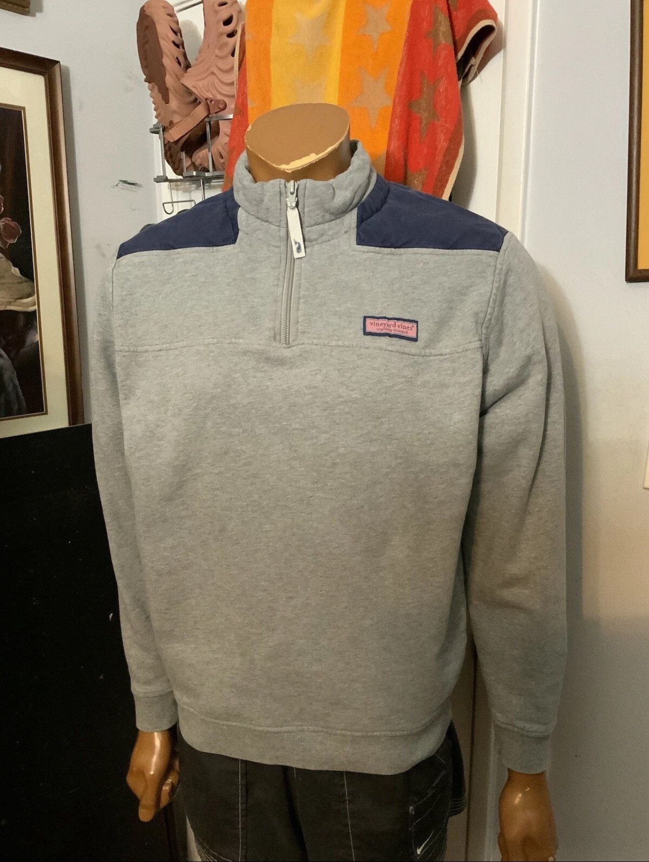 Vineyard Vines Vineyard Vines Martha’s Vineyard 1/4 Zip Pullover Sweatshirt Size US S / EU 44-46 / 1 - 9 Thumbnail
