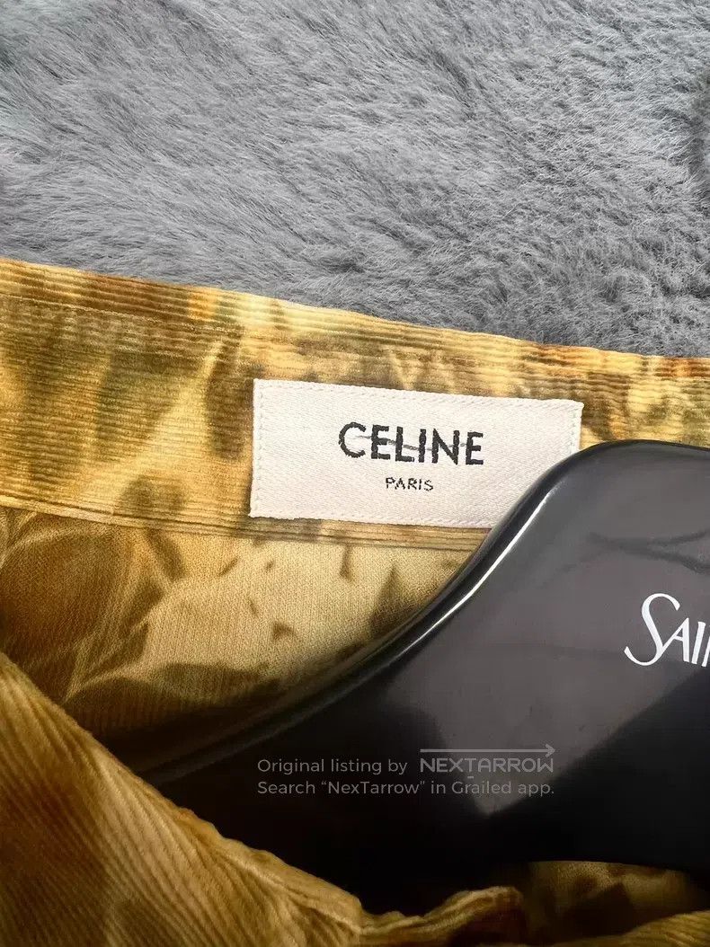 Celine CELINE Corduroy Tie-Dye Brown Shirt Size S / US 4 / IT 40 - 3 Thumbnail