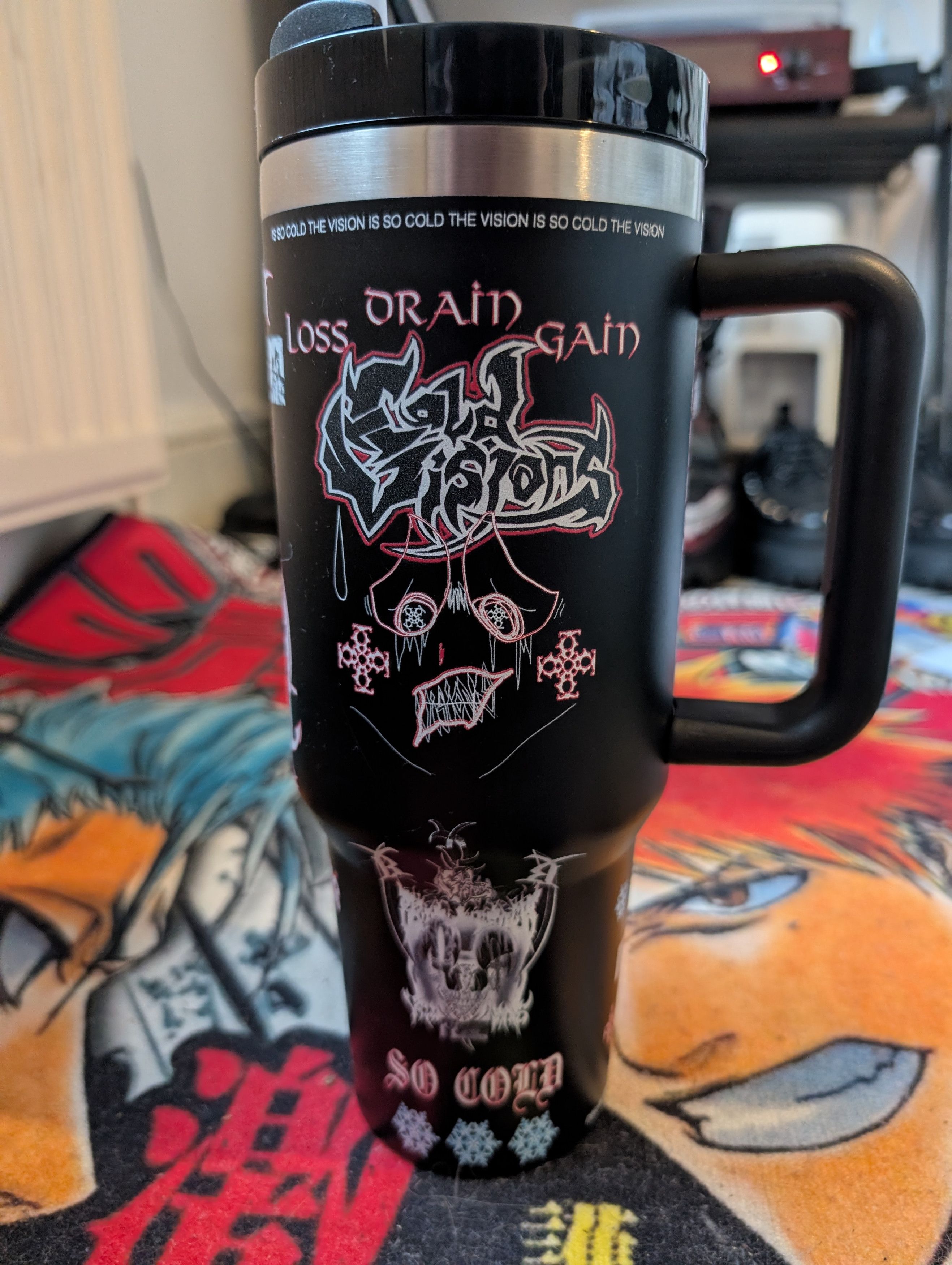 Drain Gang Bladee 2024 tumbler Size ONE SIZE - 2 Thumbnail
