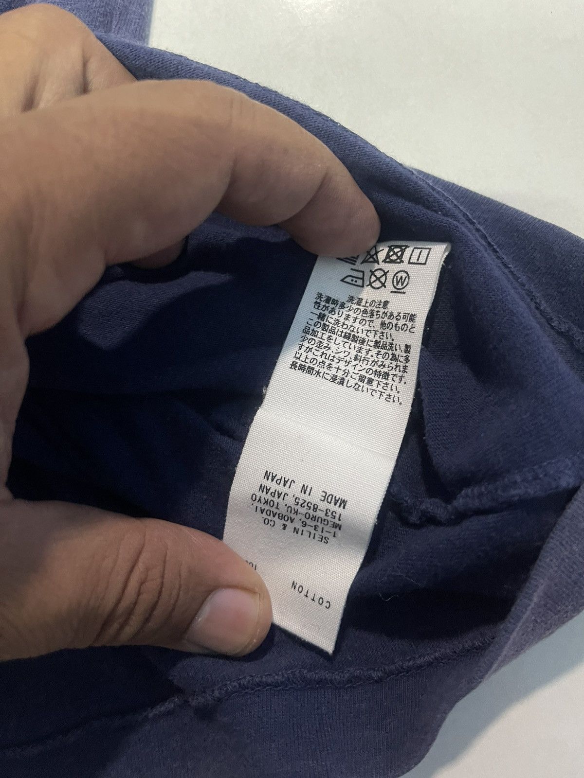 Blue Blue Japan × Japanese Brand 🔥HOT🔥VINTAGE BLUE BLUE SPELL OUT VERY RARE Size US L / EU 52-54 / 3 - 5 Thumbnail