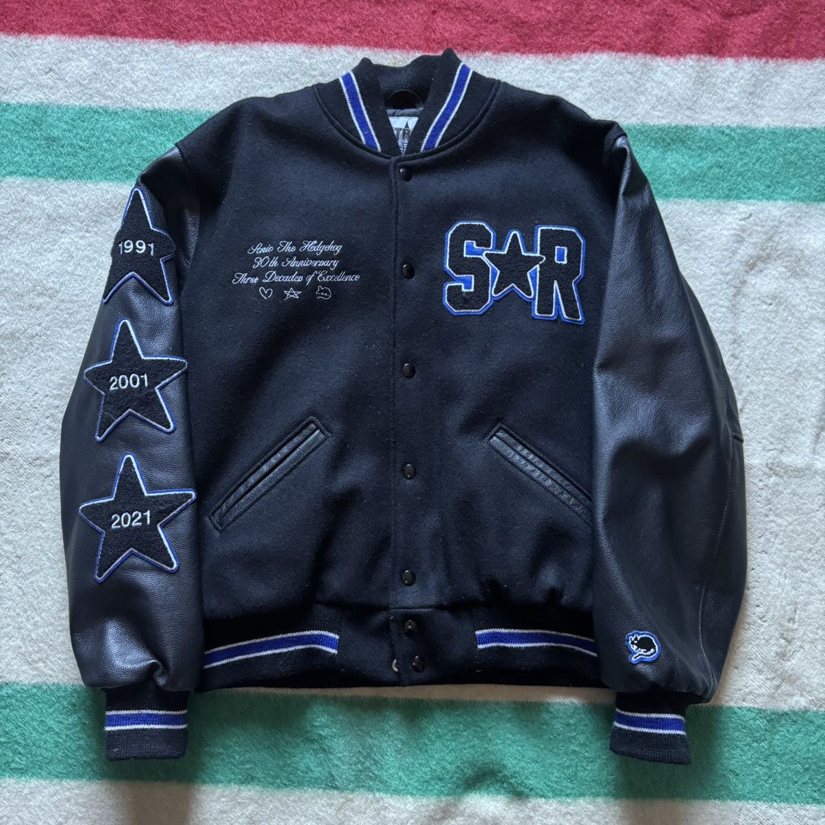 Stray Rats Stray rats x Sonic the hedgehog 30th anniversary varsity Size US M / EU 48-50 / 2 - 2 Thumbnail