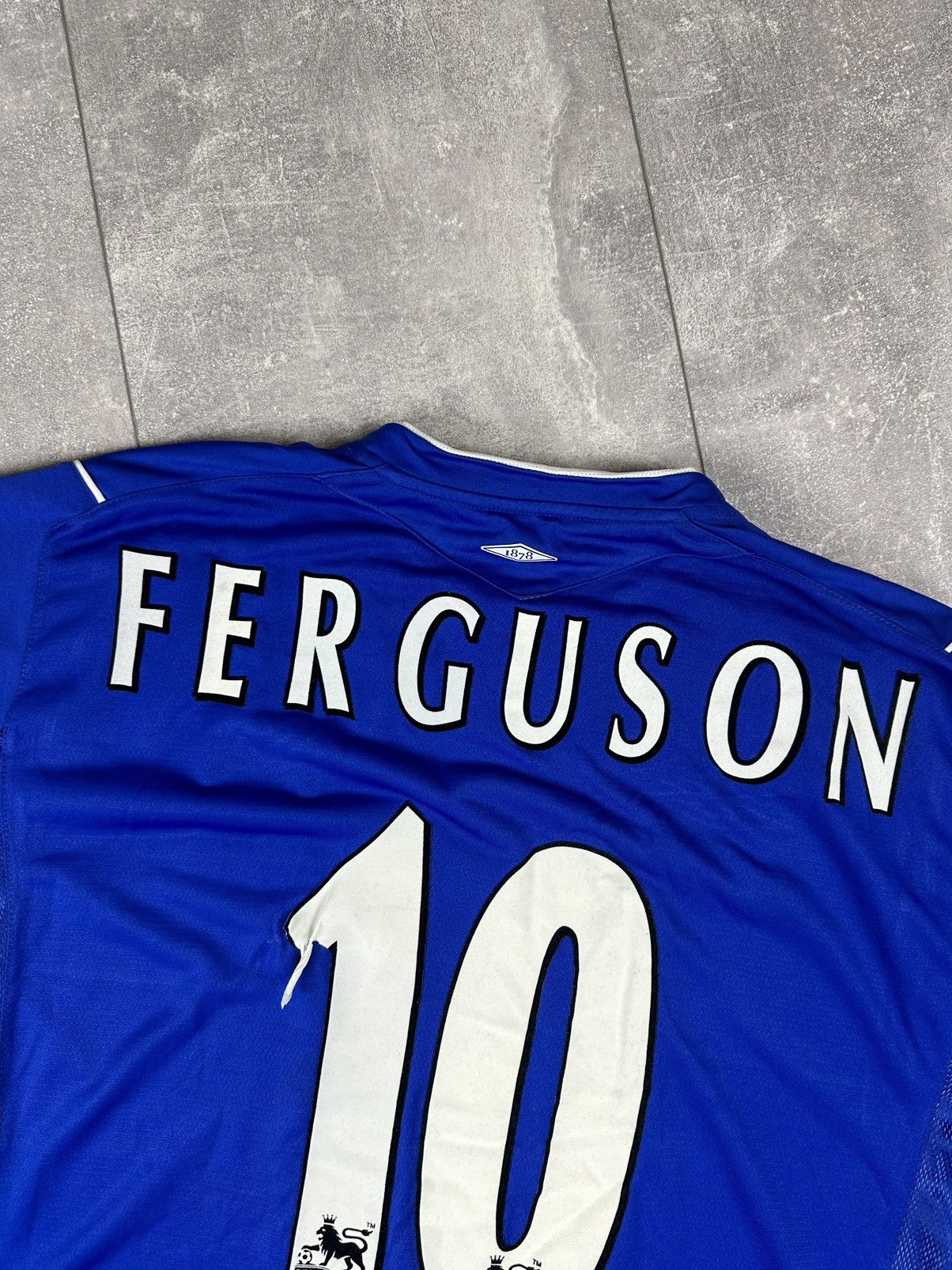 Umbro Umbro Everton FC #10 Ferguson 2004/05 Home Soccer Jersey Size US XL / EU 56 / 4 - 16 Thumbnail