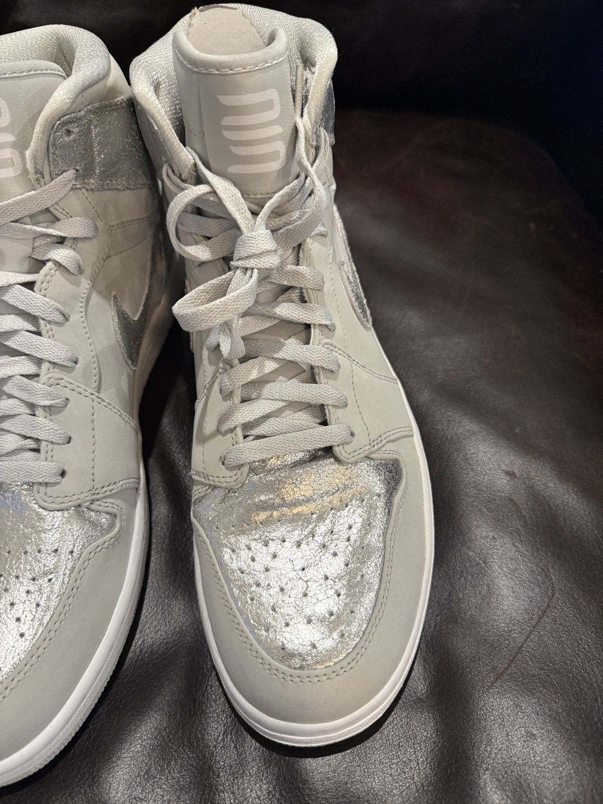 Nike Jordan 1 Retro Silver High 25th Anniversary - DS OG All Size US 13 / EU 46 - 8 Thumbnail