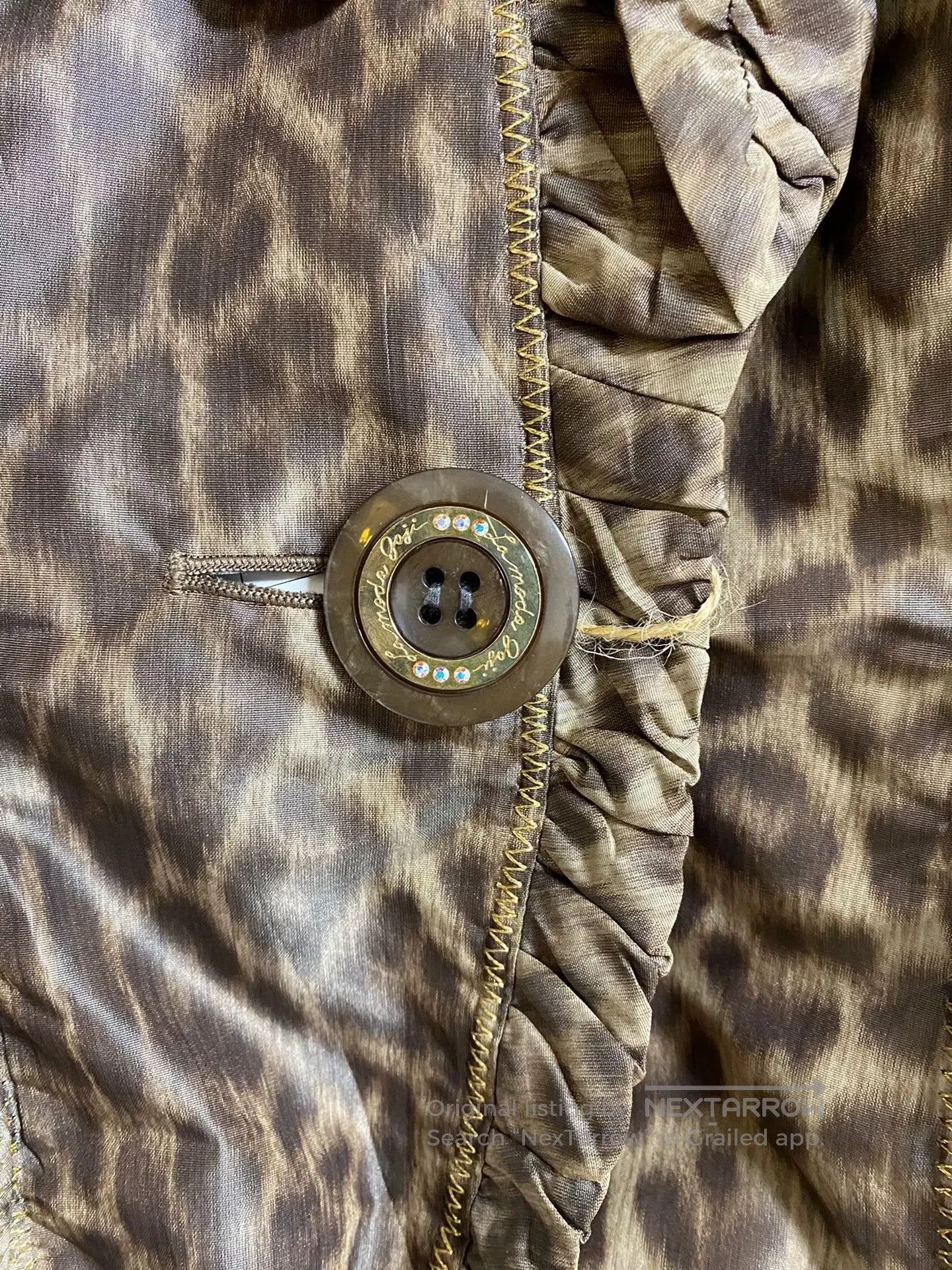 YITAI Italian Leopard Print Jacket. Size M / US 6-8 / IT 42-44 - 4 Thumbnail
