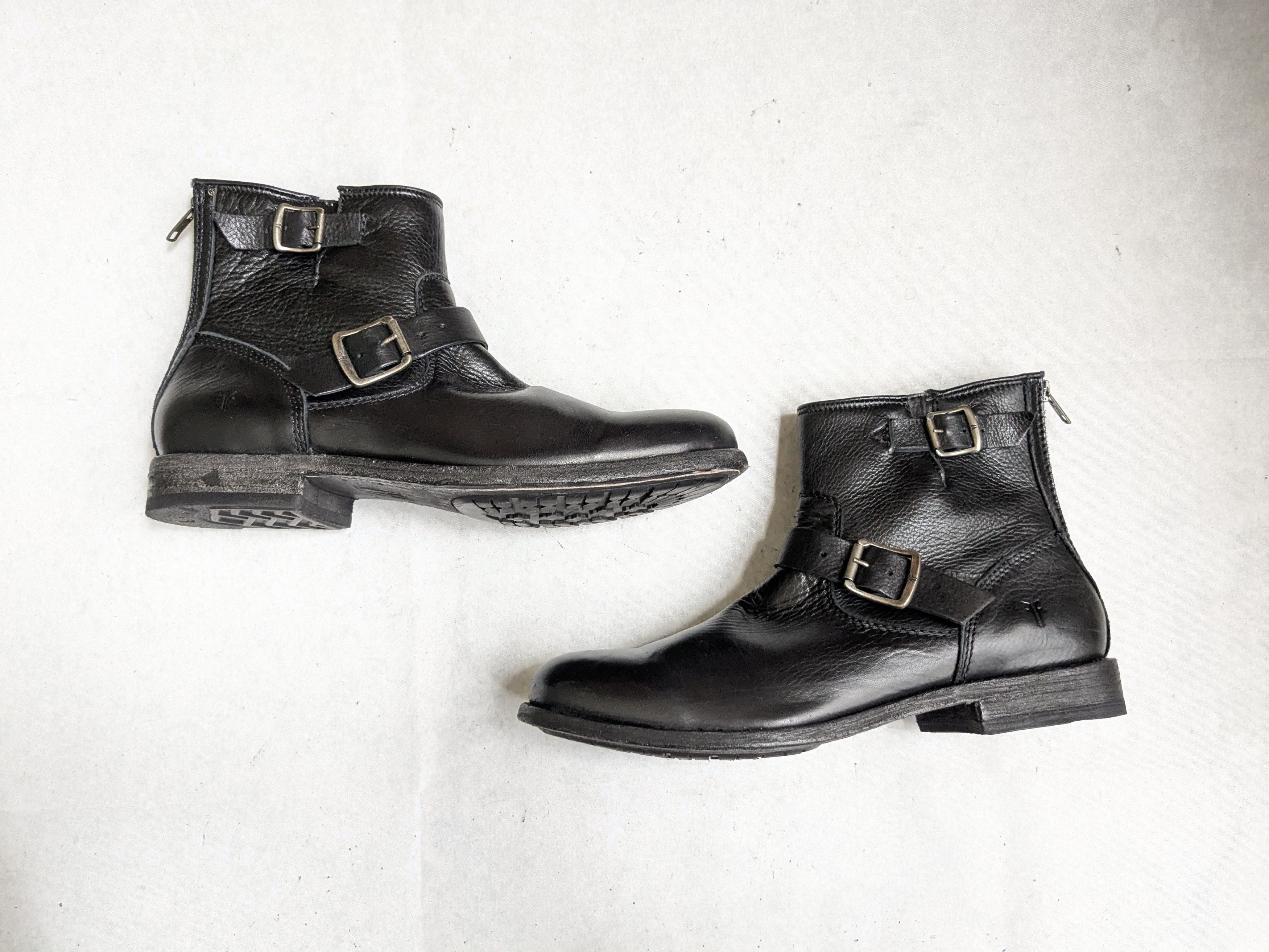 Frye Frye Harness Boots Black 10 D Leather Size US 10 / EU 43 - 1 Thumbnail