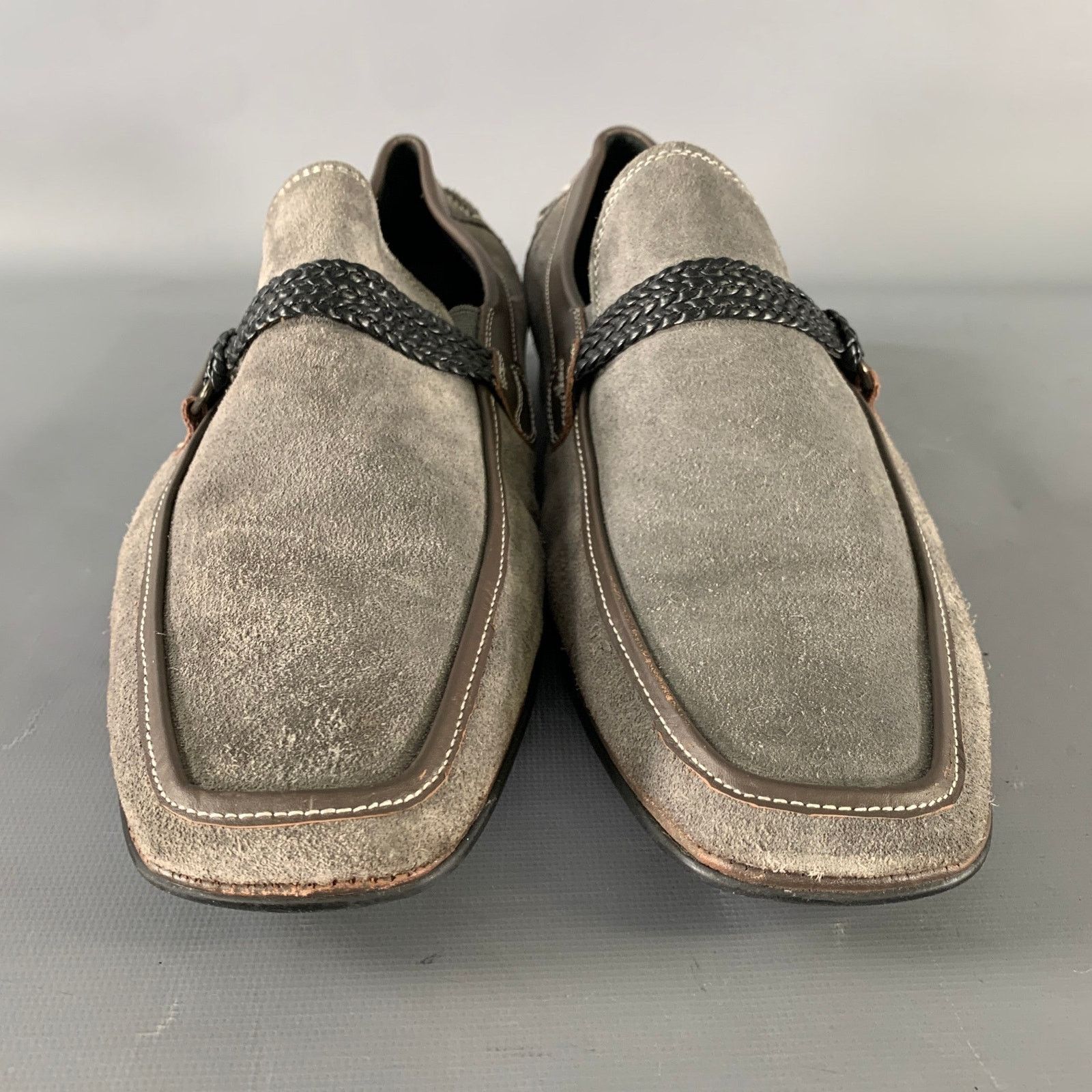 Kenneth Cole KENNETH COLE Size 10 Grey Leather Loafers Size US 10 / EU 43 - 4 Thumbnail