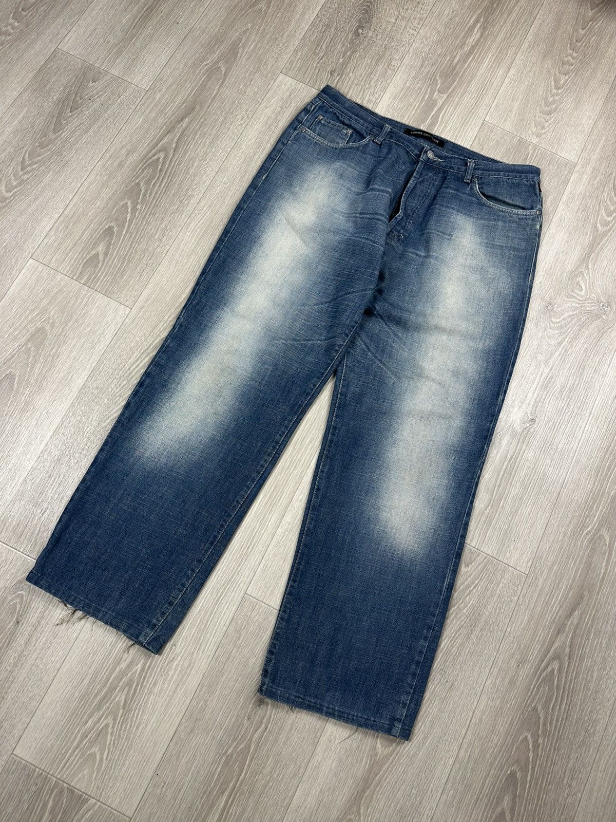 Versace × Versace Jeans Couture Baggy Versace Jeans Couture Distressed Denim Pants Size US 40 / EU 56 - 2 Thumbnail