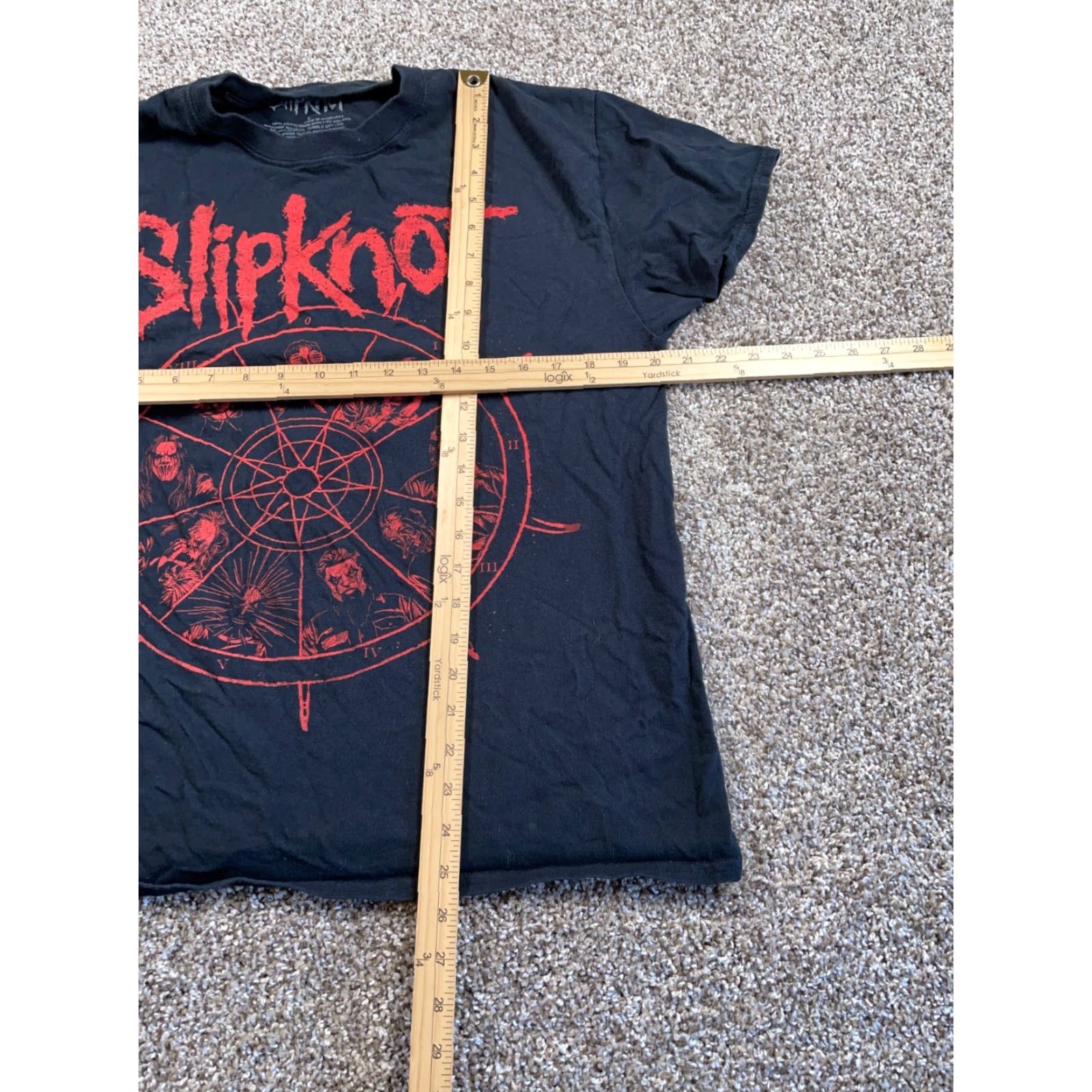 Doublet Slipknot T-Shirt Adult M Black Double Sided Print 2021 Official Heavy Metal Graphic Cotton Short Sleeve Crew Neck Men Size US M / EU 48-50 / 2 - 5 Thumbnail