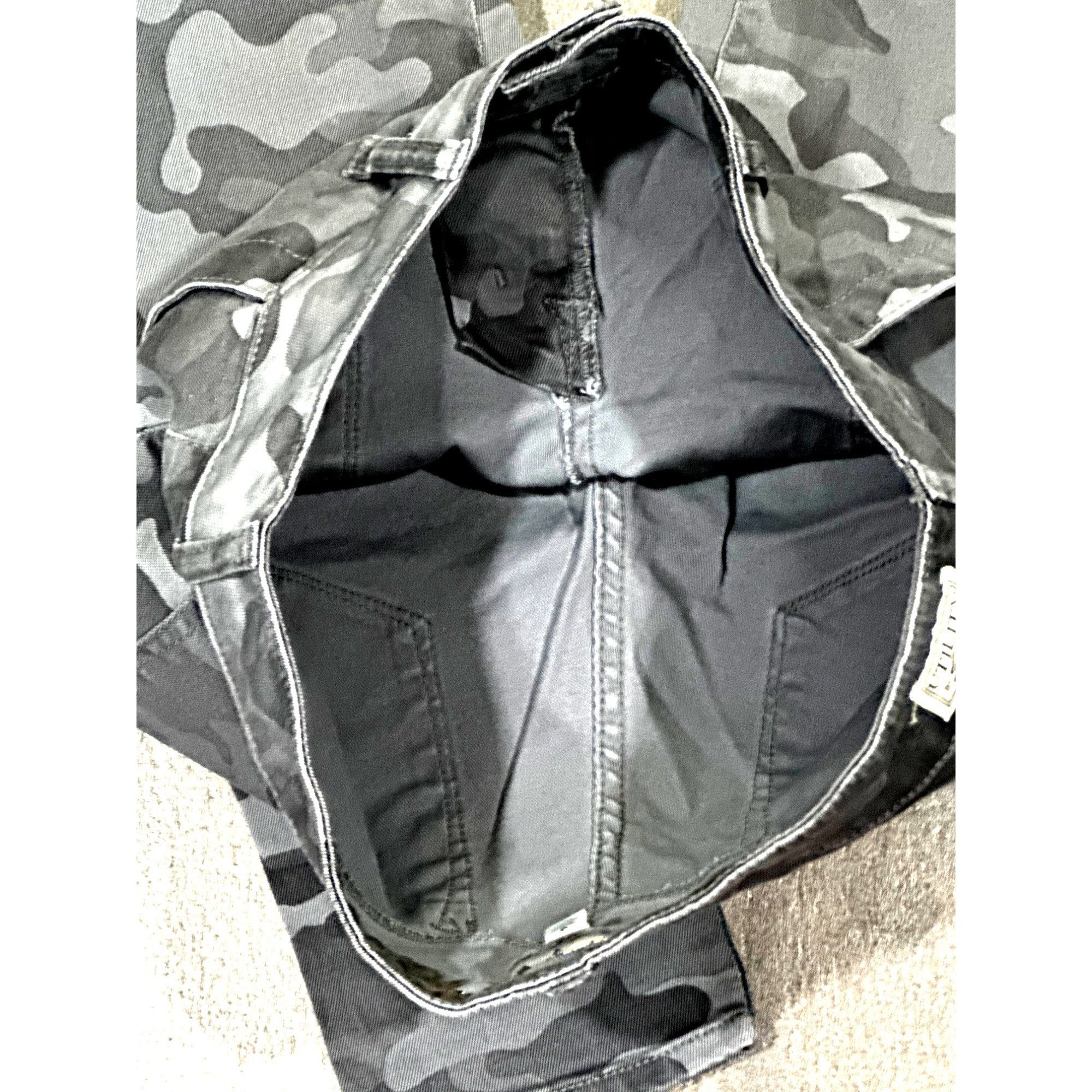 Seven 7 Seven7 Utility Camouflage Denim Mid Rise Slim Straight Jeans Size 30" / US 8 / IT 44 - 15 Thumbnail