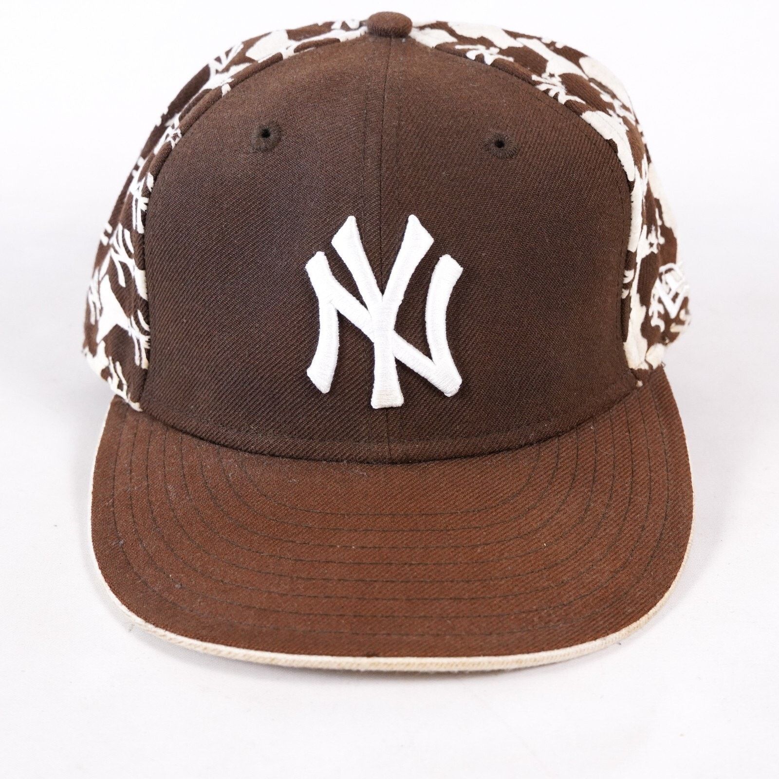 New Era New Era MLB Team New York Yankees Fitted Hat Cap Visor Brown Size ONE SIZE - 2 Thumbnail