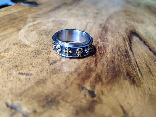 Other Cross Skull Ring Size ONE SIZE - 3 Thumbnail