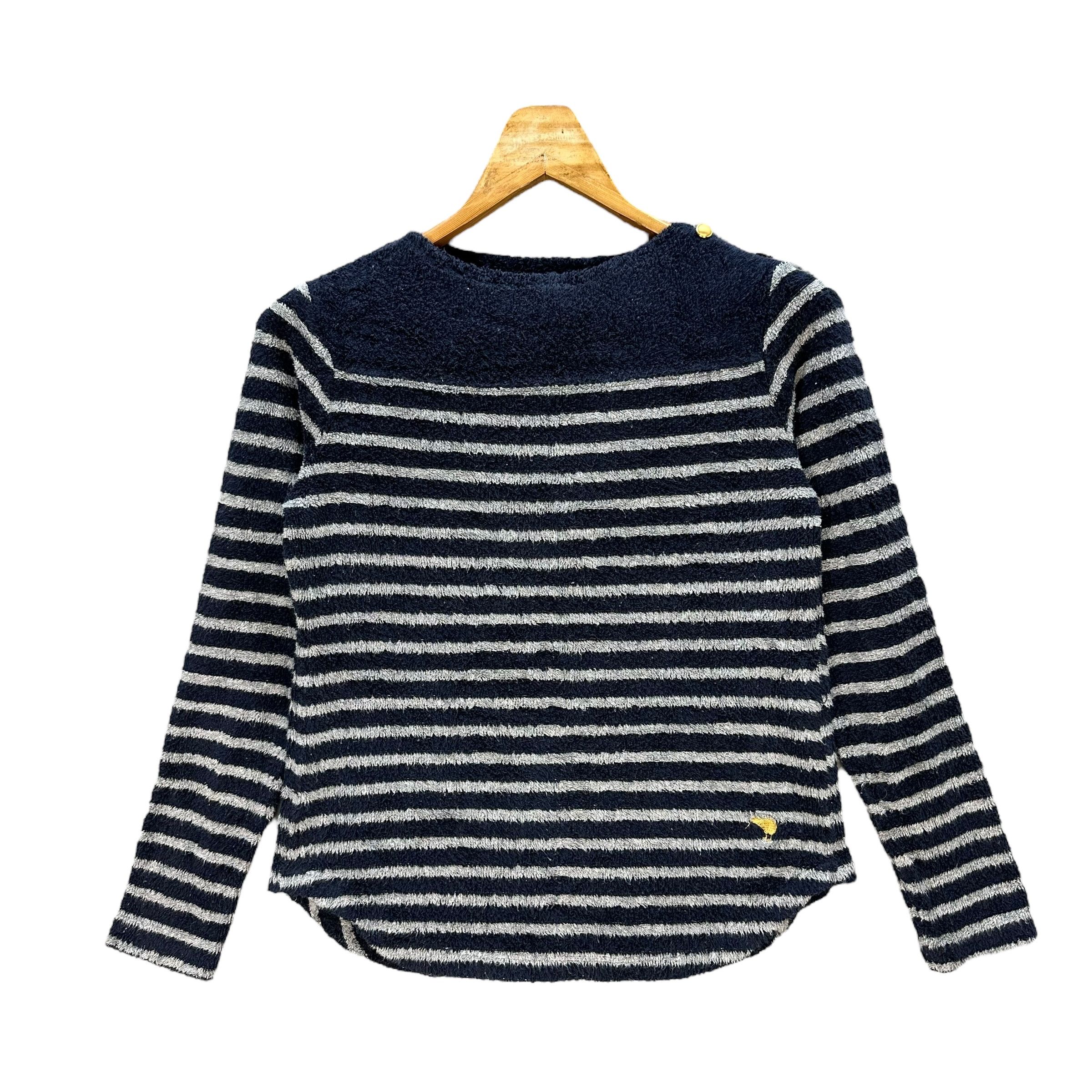 Canterbury of New Zealand CANTERBURY Striped Long Sleeve Fleece Shirt #A5-0107 Size M / US 6-8 / IT 42-44 - 1 Thumbnail