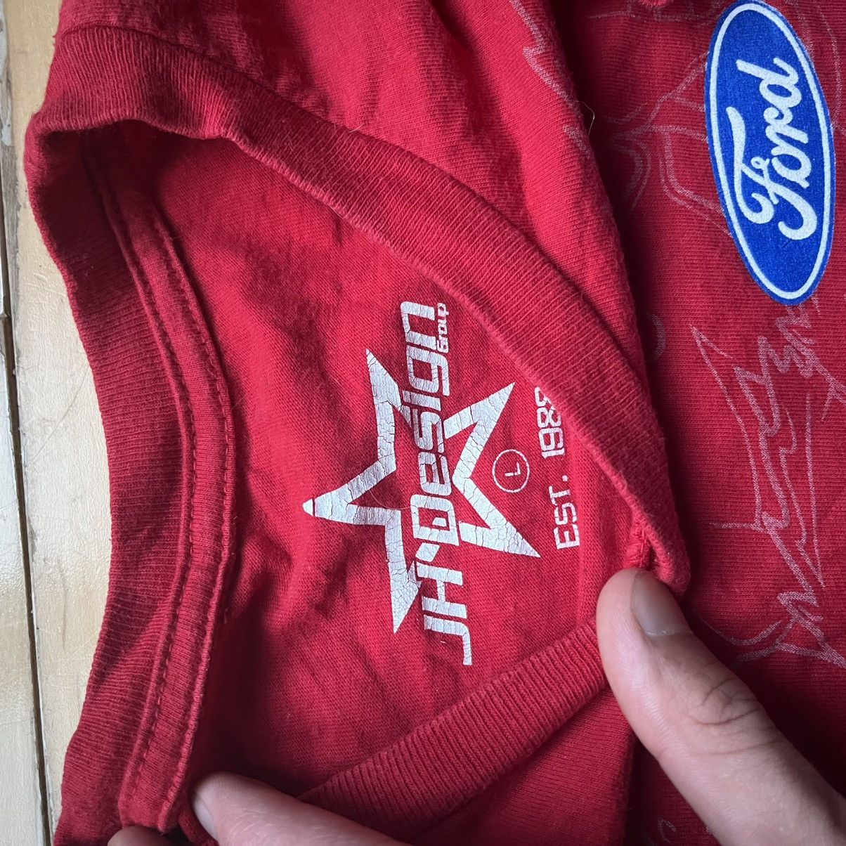 Other Vintage Red Ford Mustang tee Size US XL / EU 56 / 4 - 6 Thumbnail
